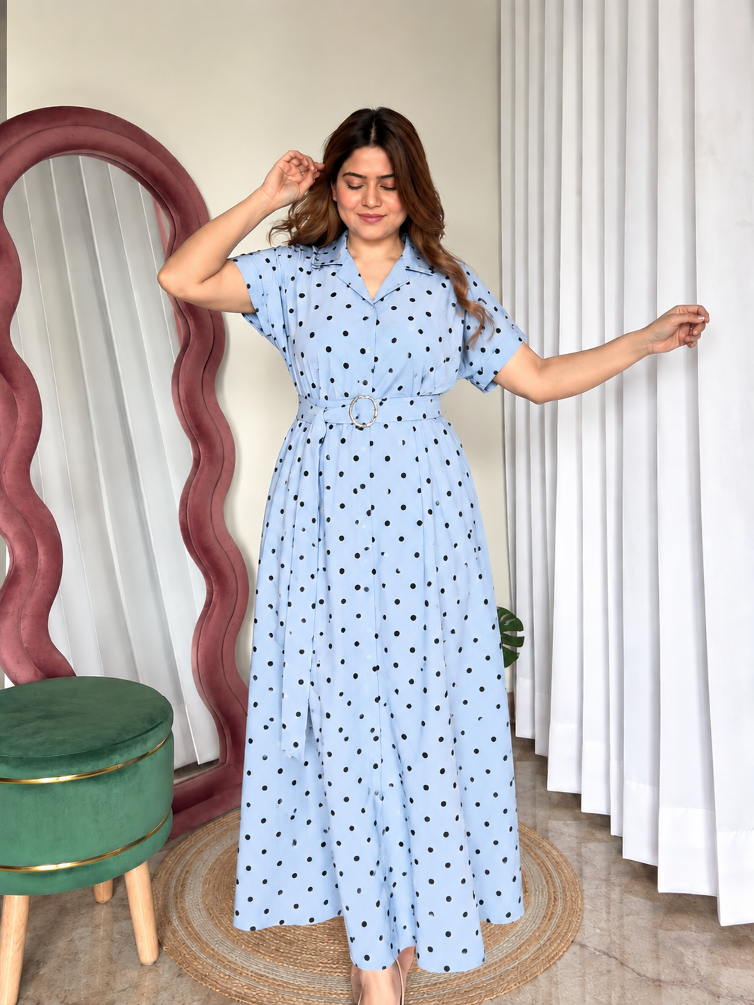 REESE POLKA DOT DRESS