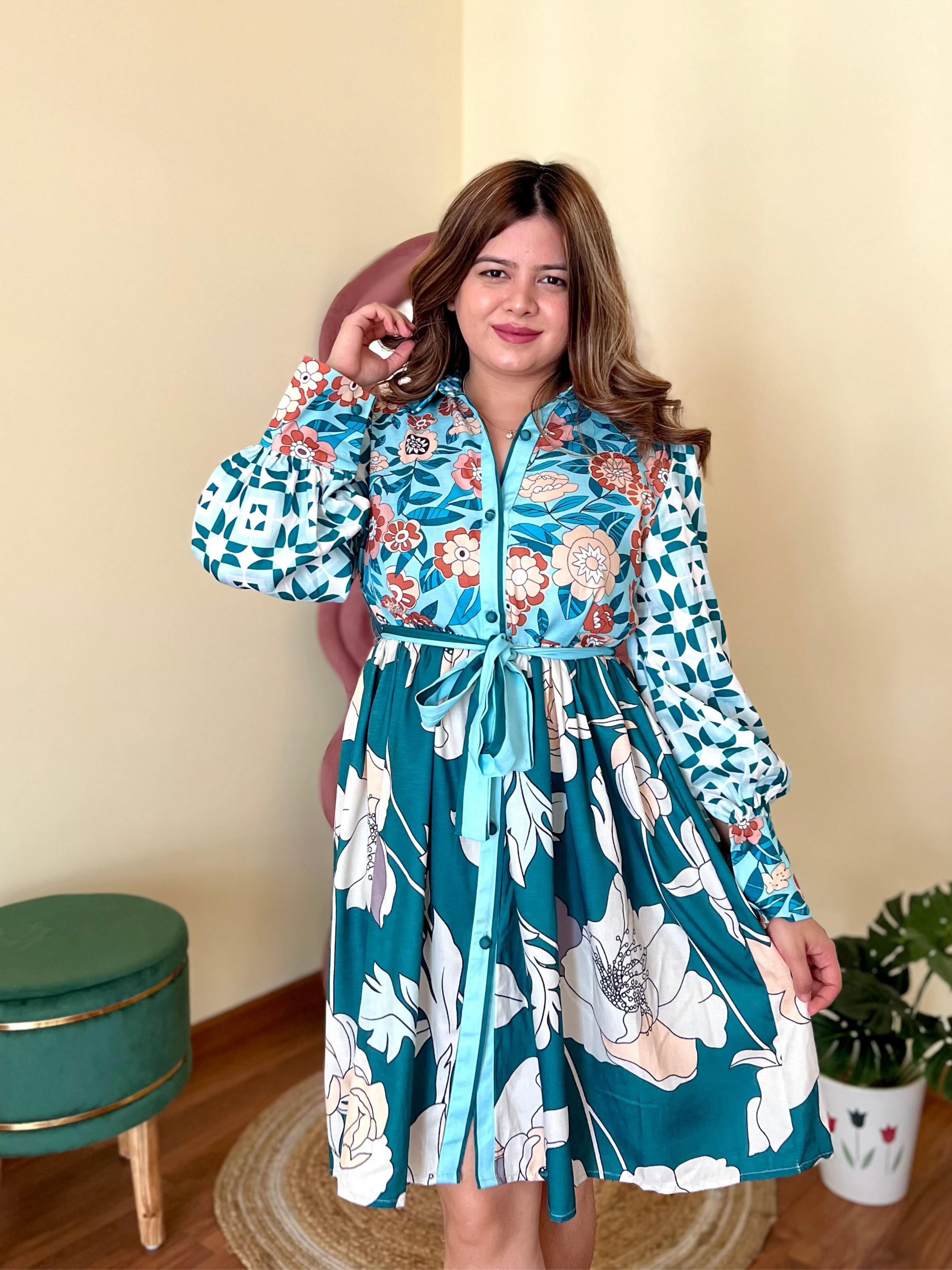 ORCHARD FLORAL DRESS