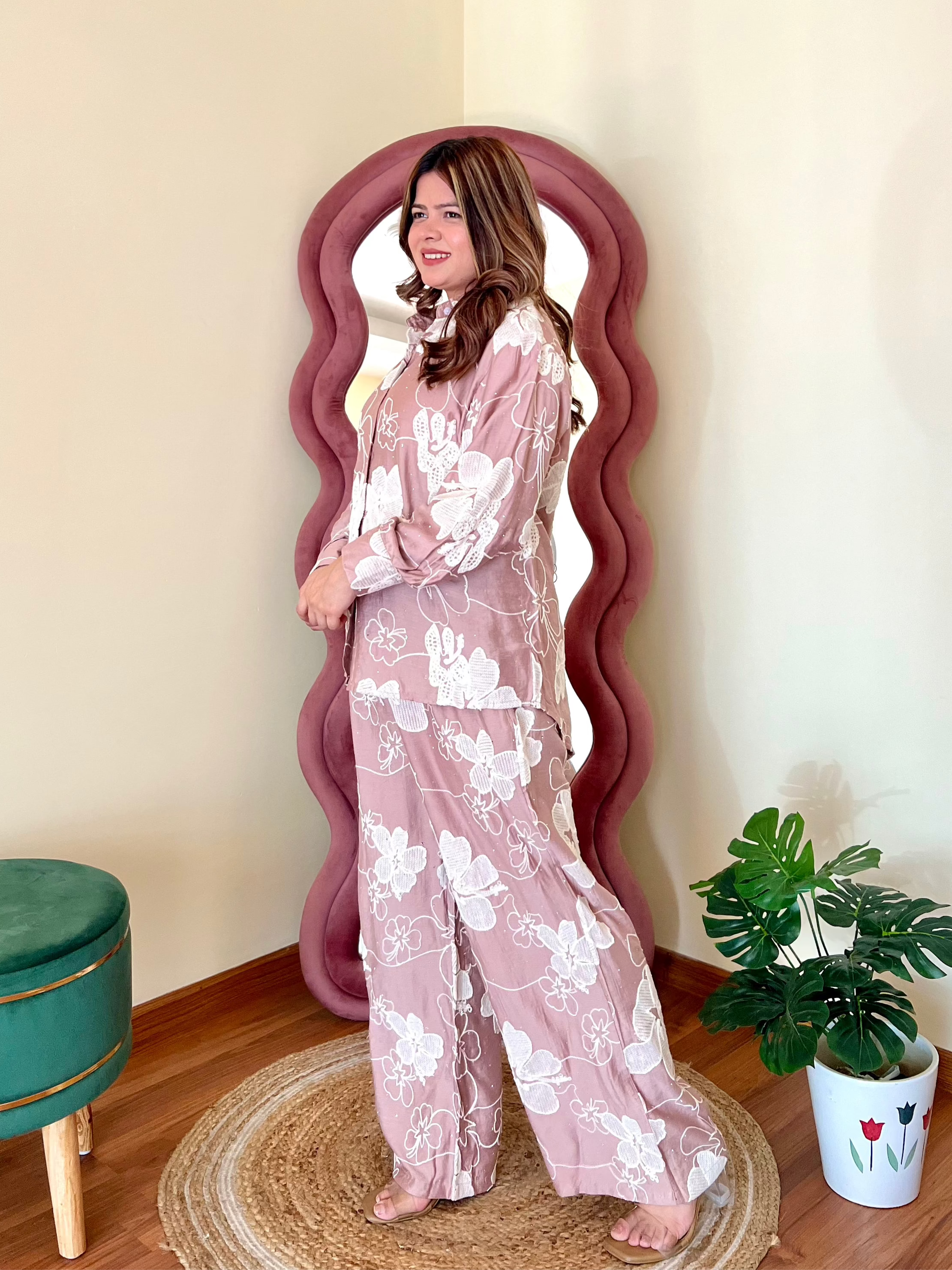 CUPCAKE EMBROIDERED COORD