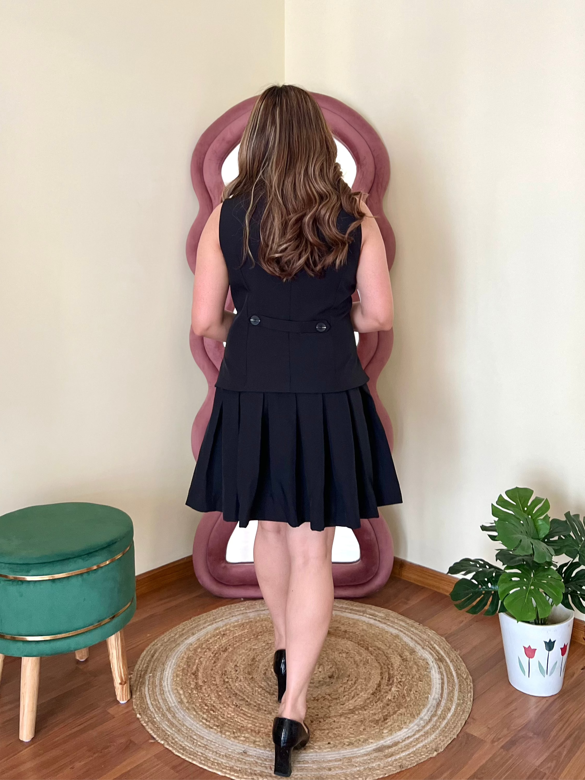 BOSSY WAISTCOAT DRESS