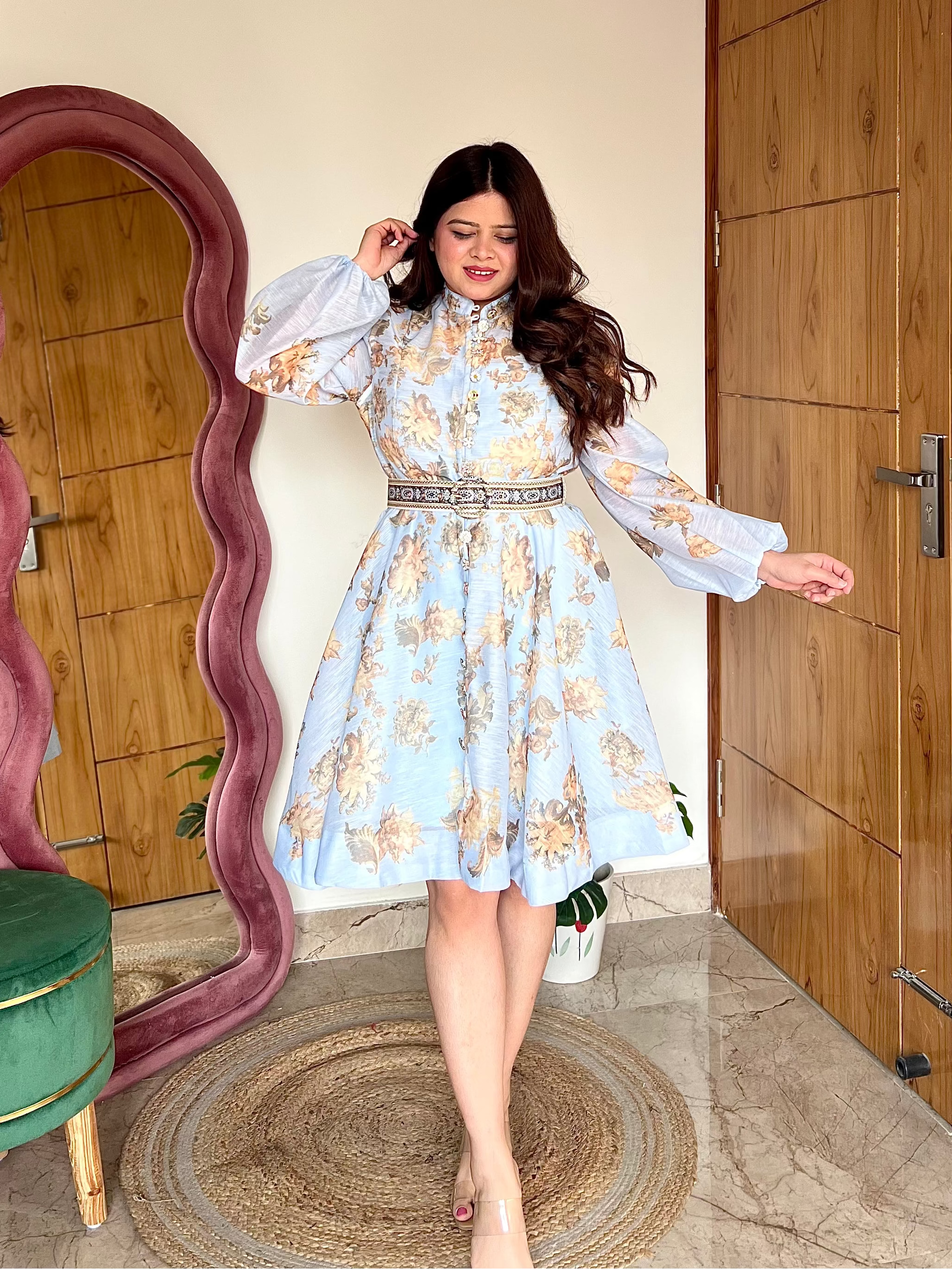 JOSEPHINE BELTED DRESS
