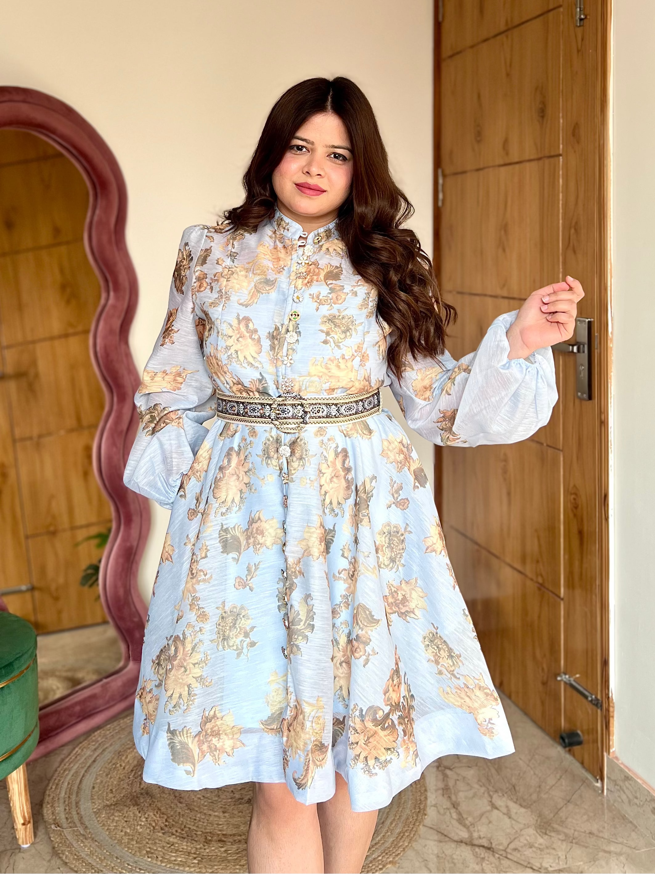 JOSEPHINE BELTED DRESS