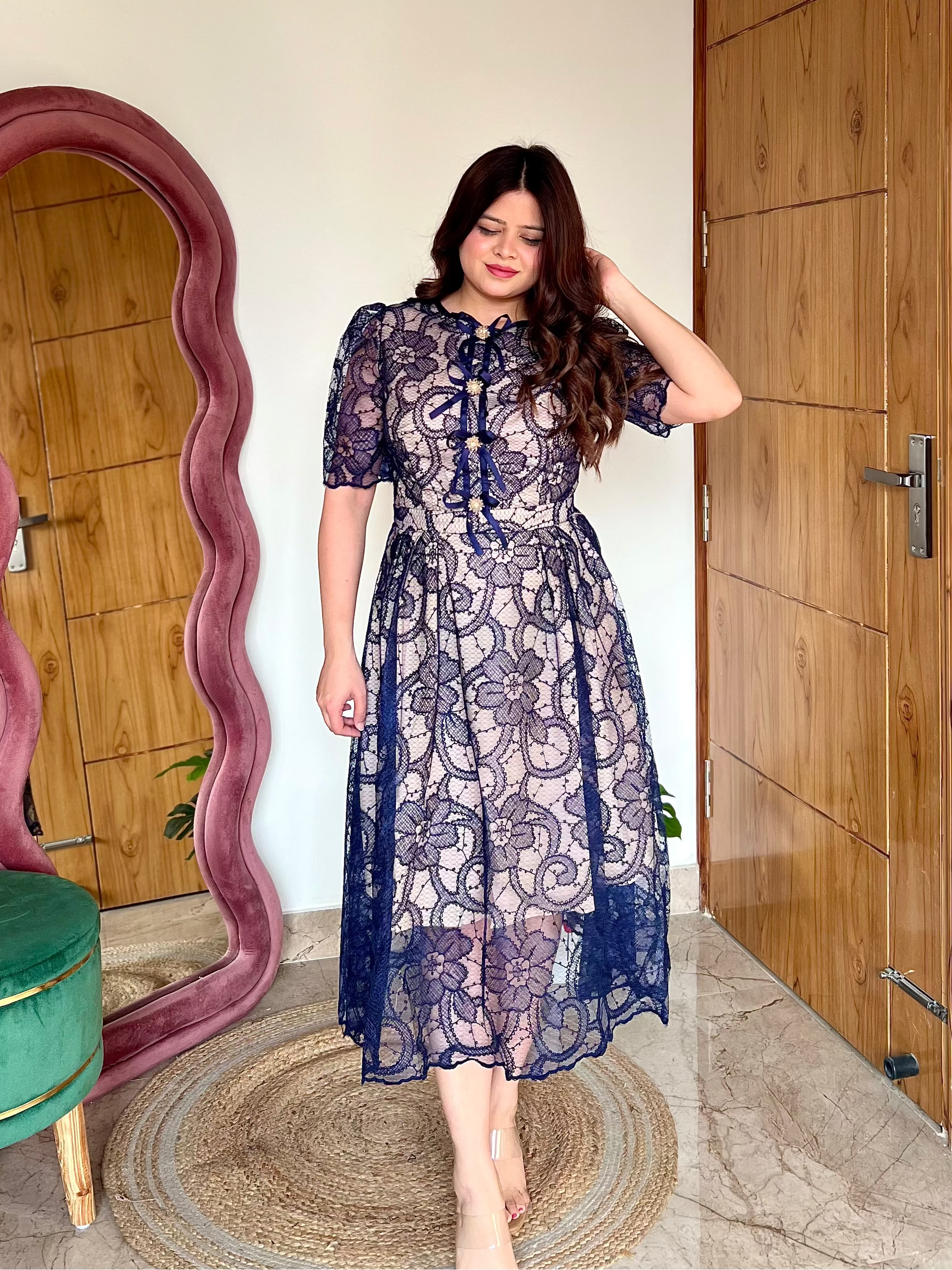 ROSE LACE DRESS