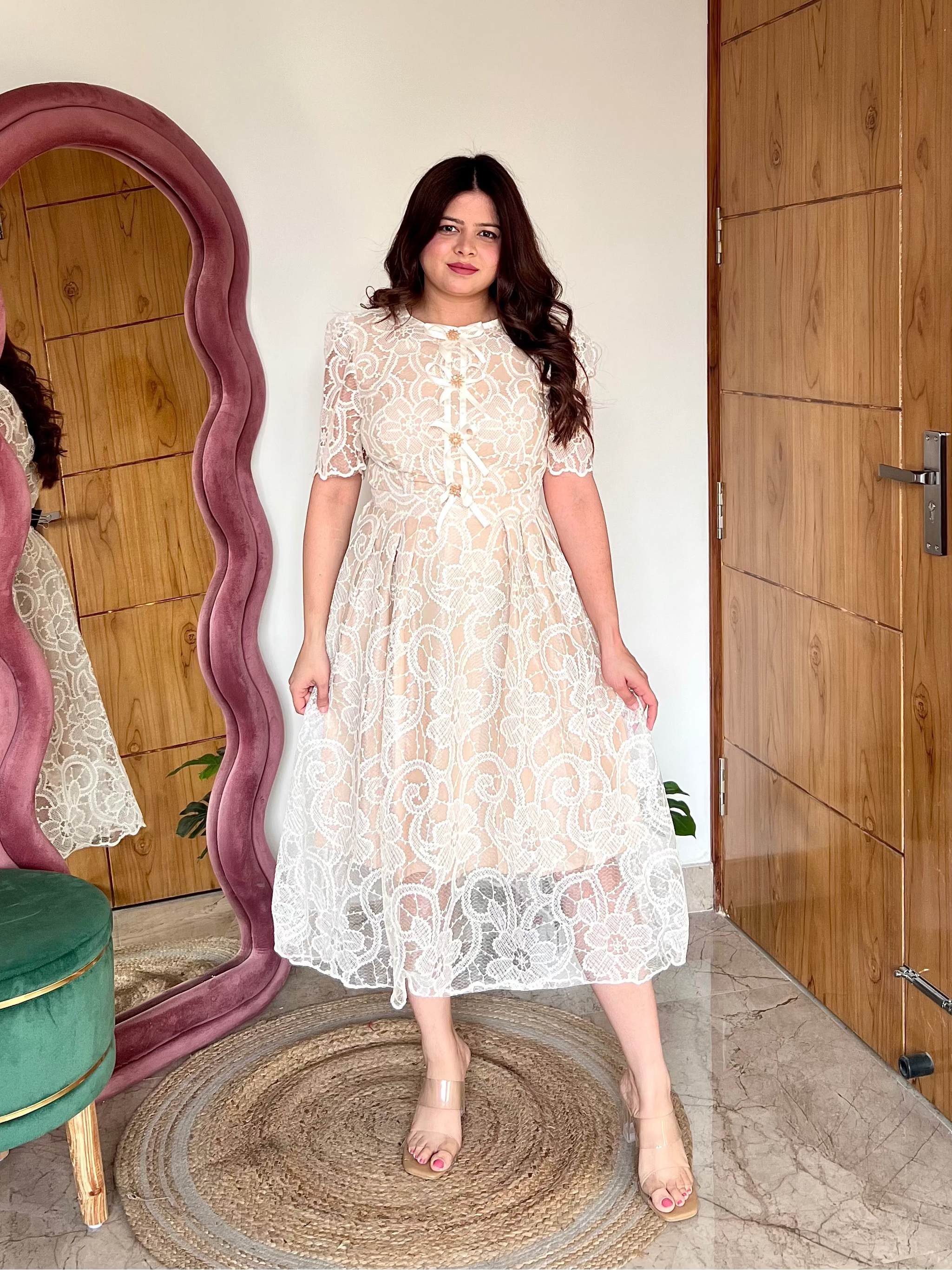 ROSE LACE DRESS