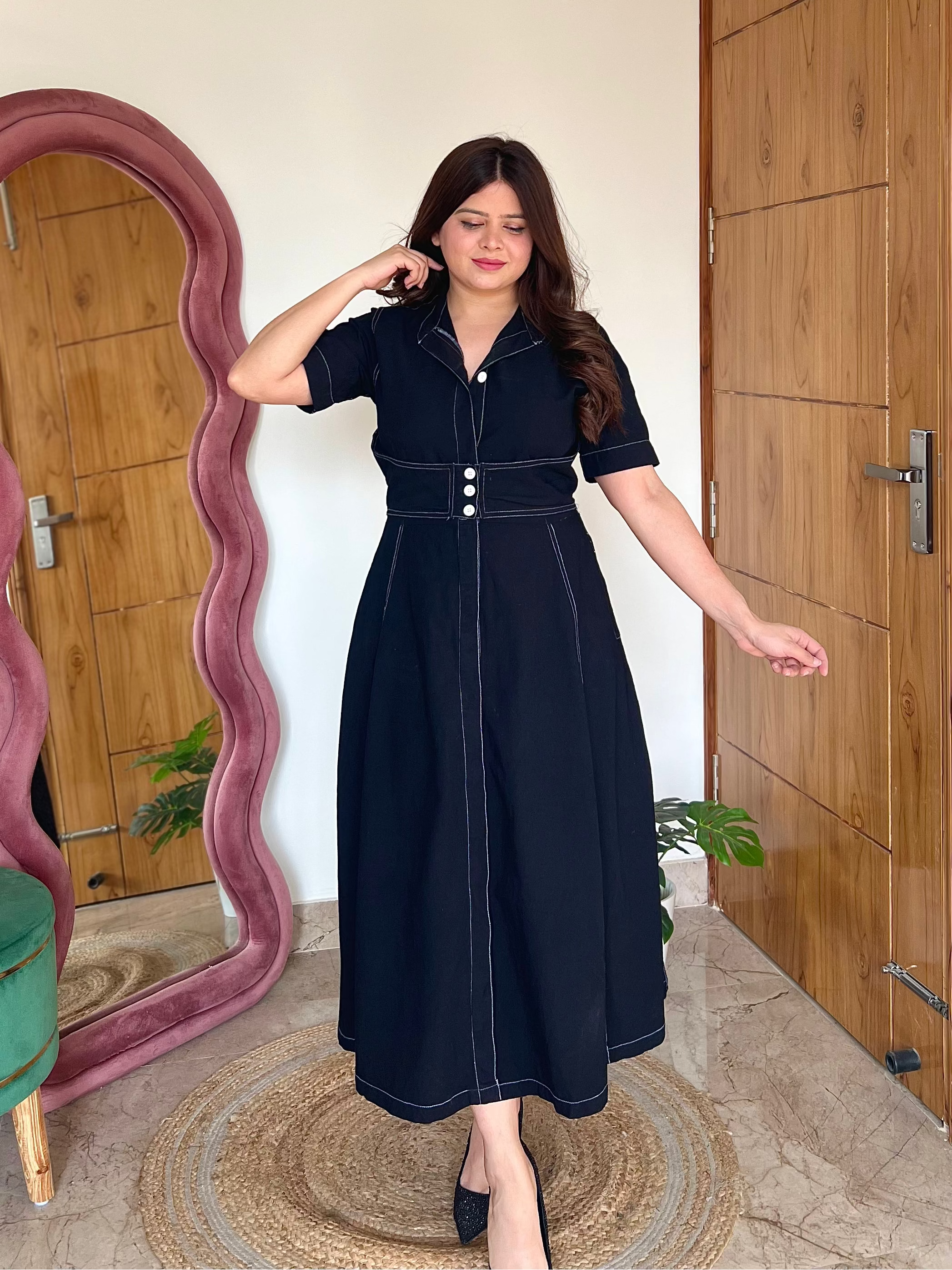 FIBO MIDI DRESS