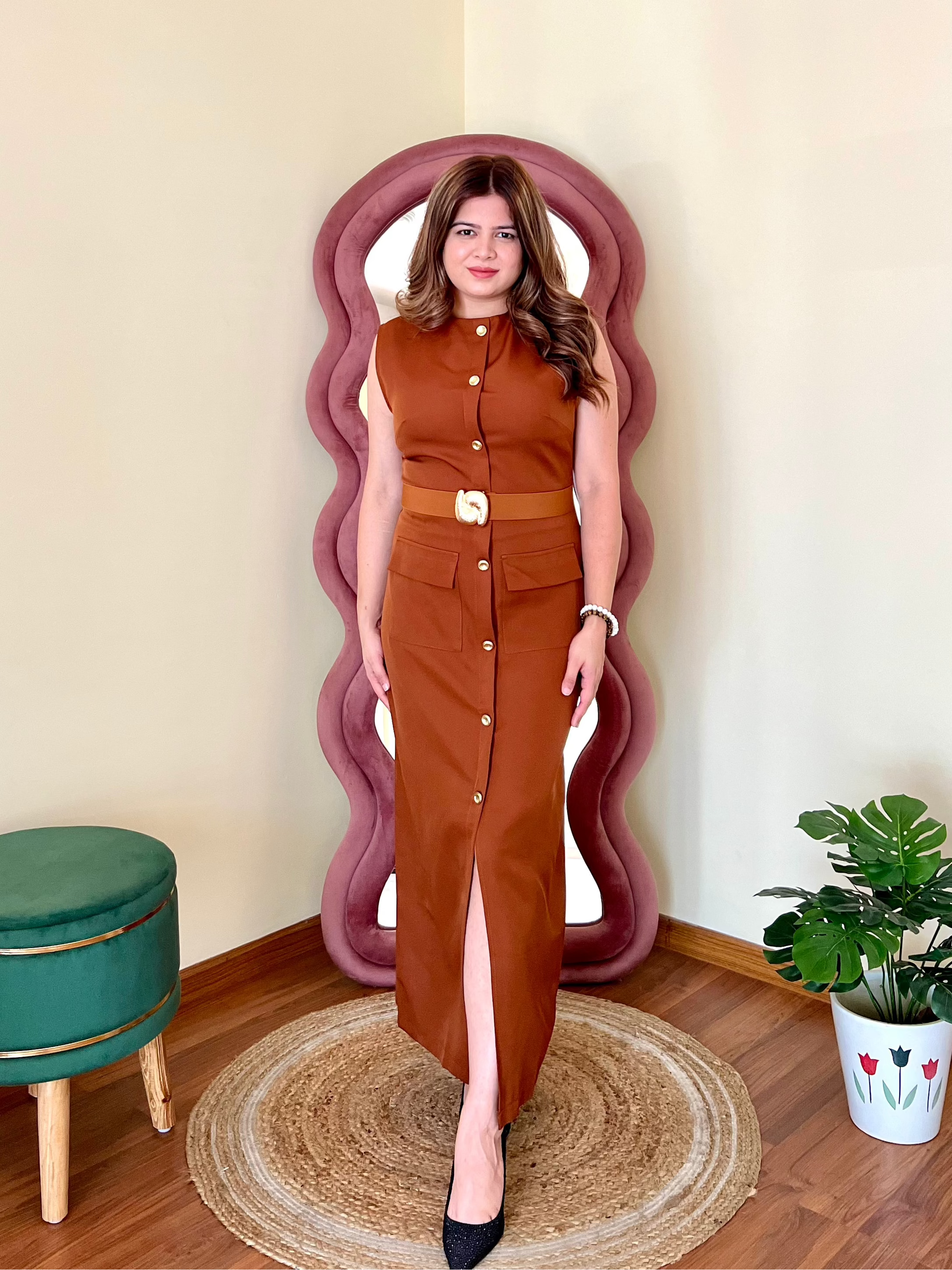 VELAR MIDI DRESS