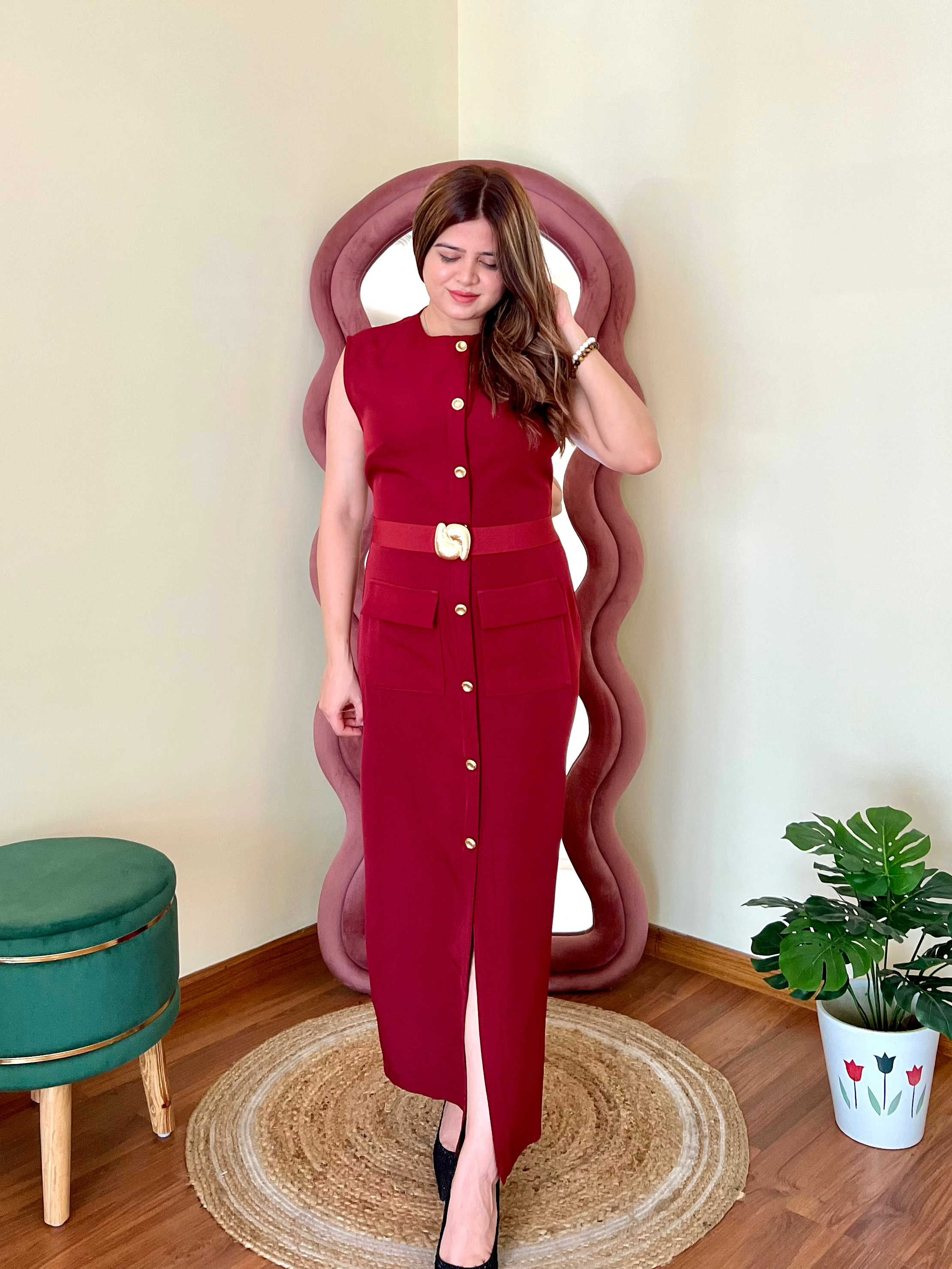 VELAR MIDI DRESS