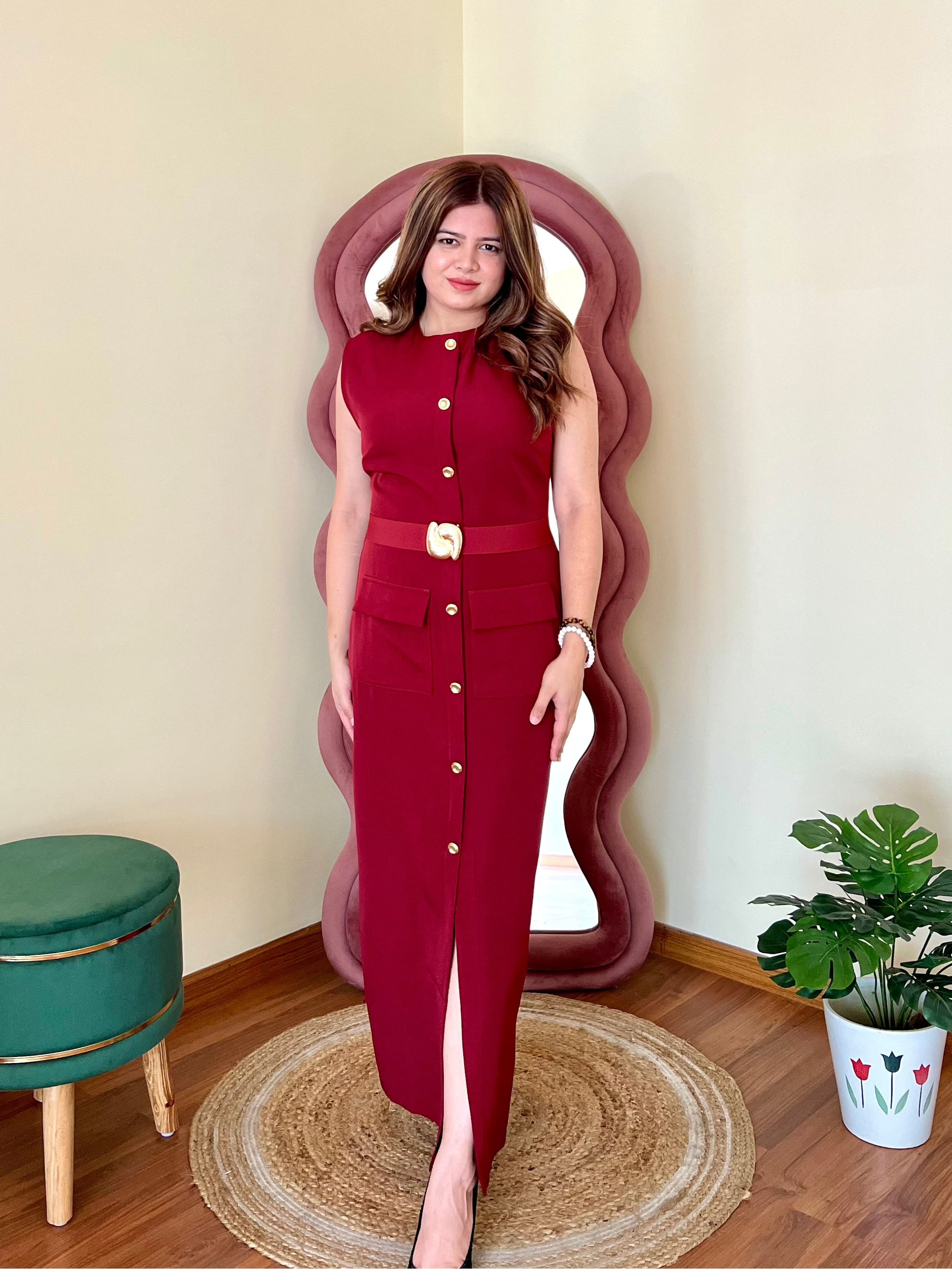 VELAR MIDI DRESS
