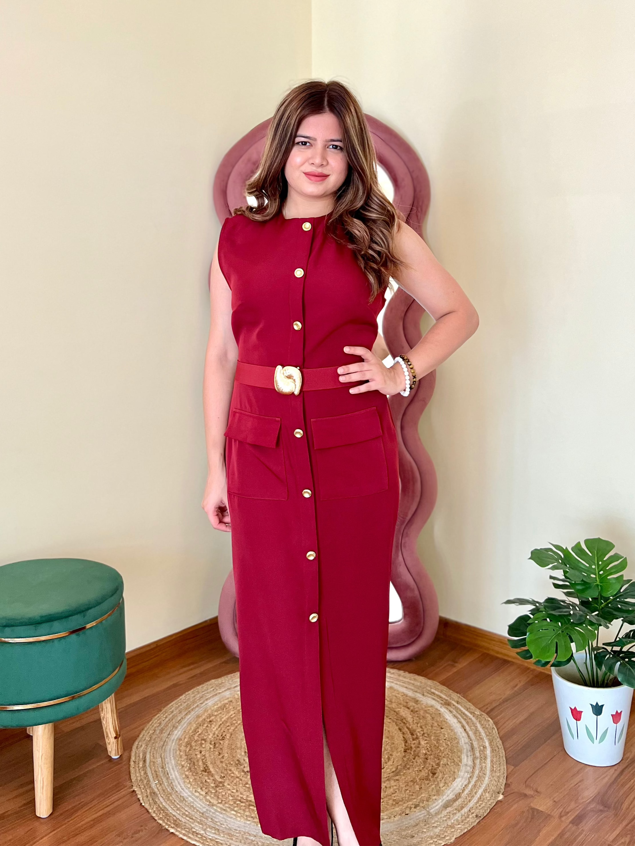 VELAR MIDI DRESS
