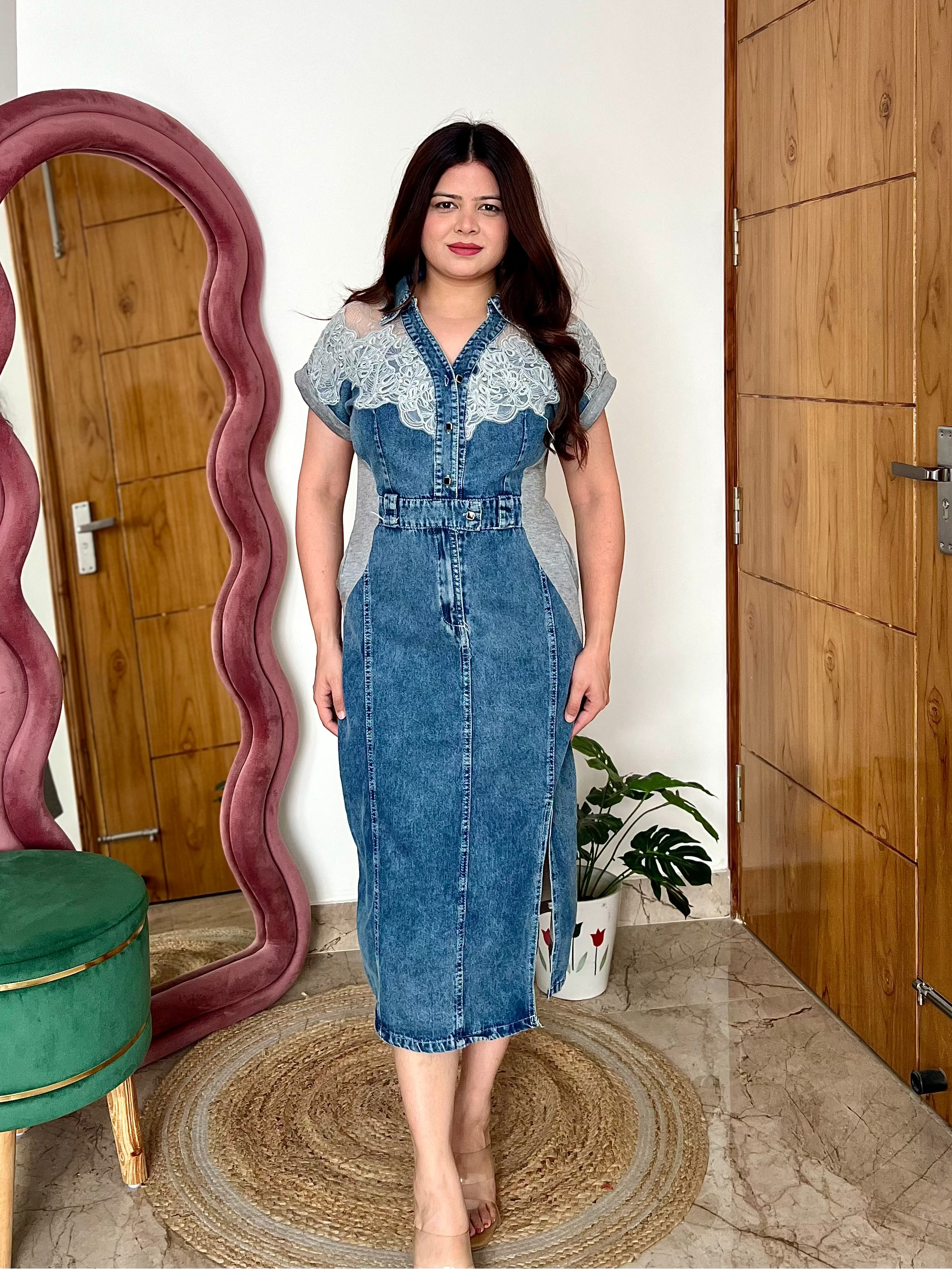 LESTER DENIM DRESS