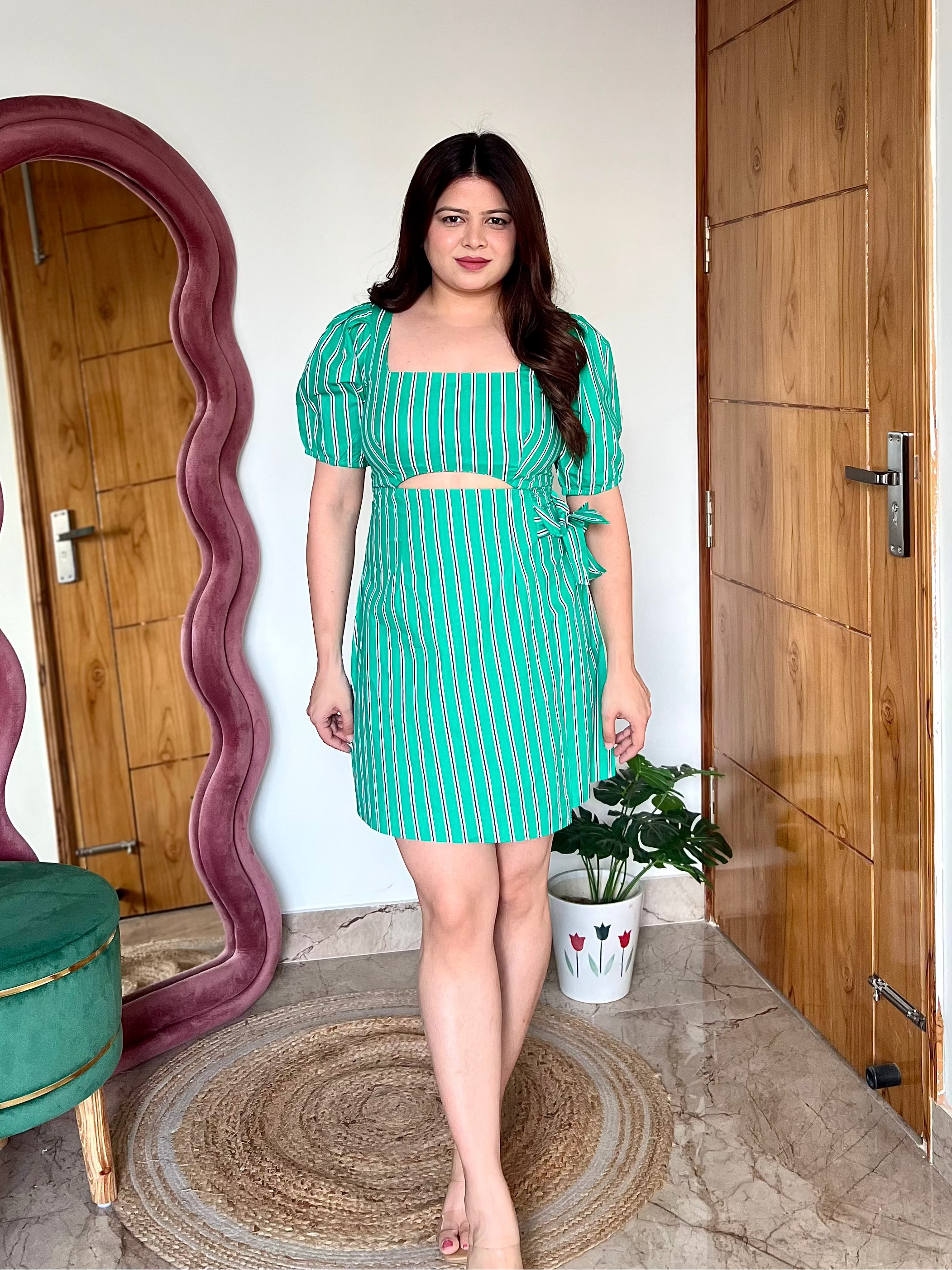 CANDYCANE CUTOUT DRESS