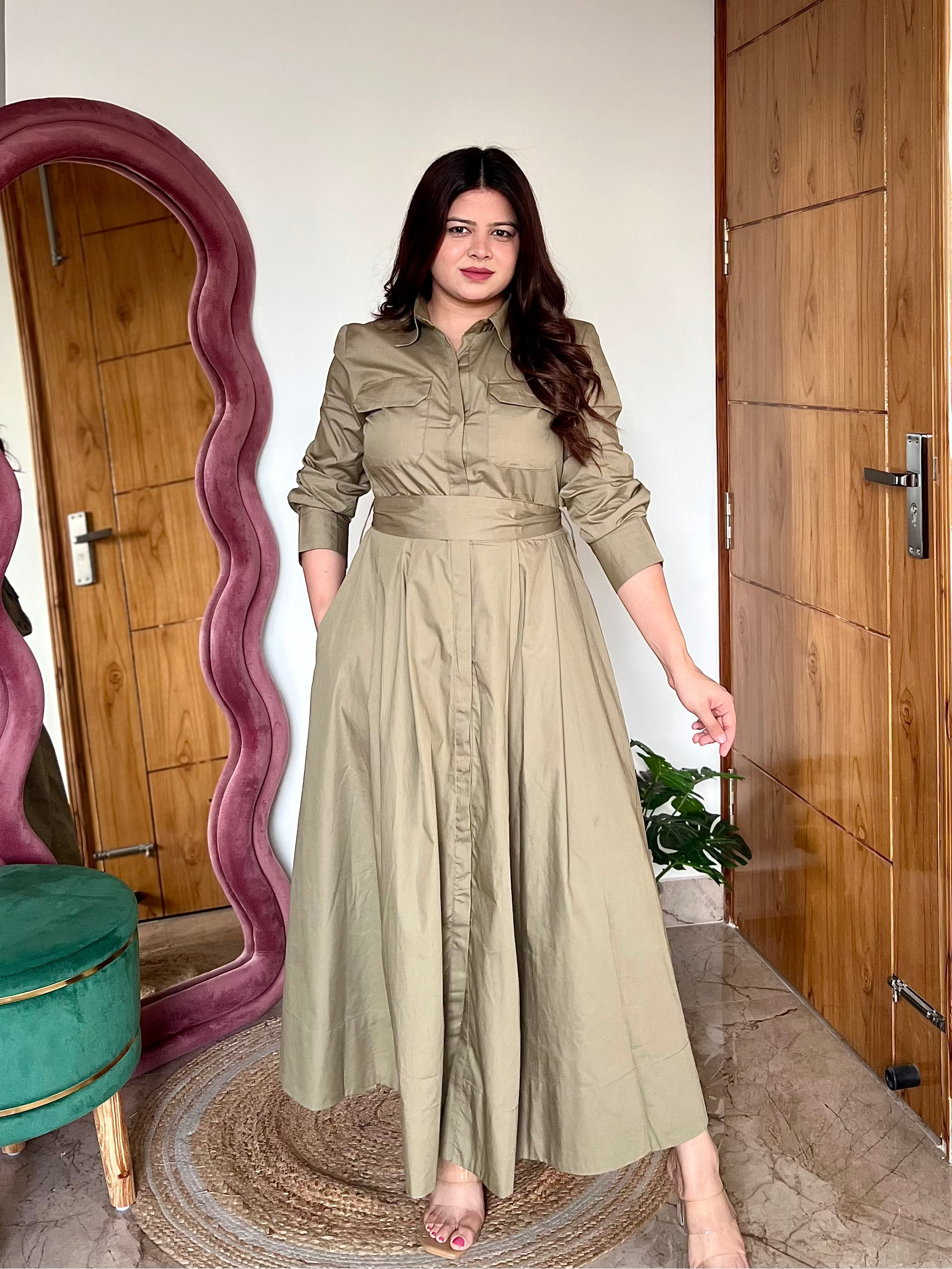 TWYLA BELTED DRESS