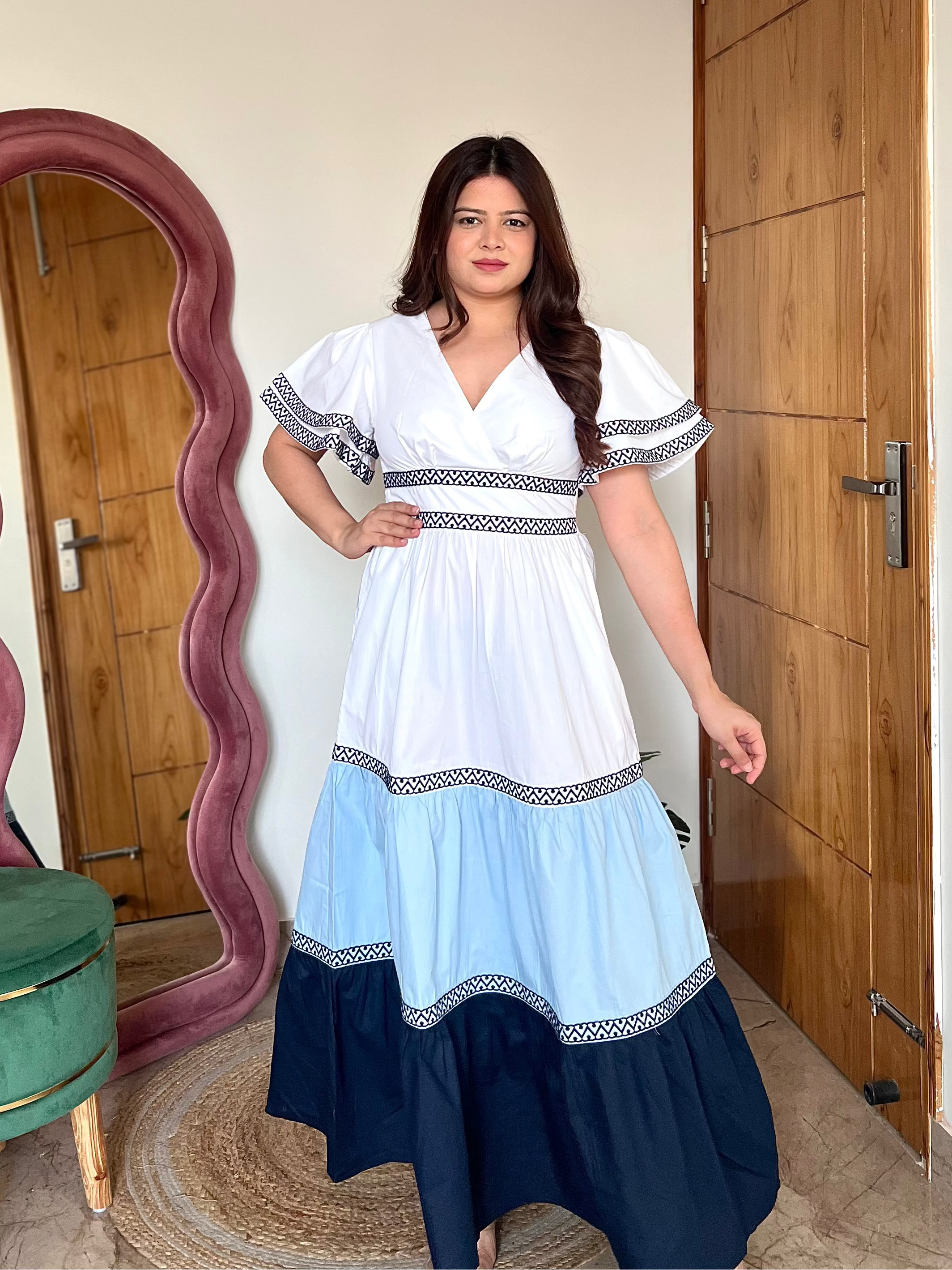 GILLIAN TIERED DRESS