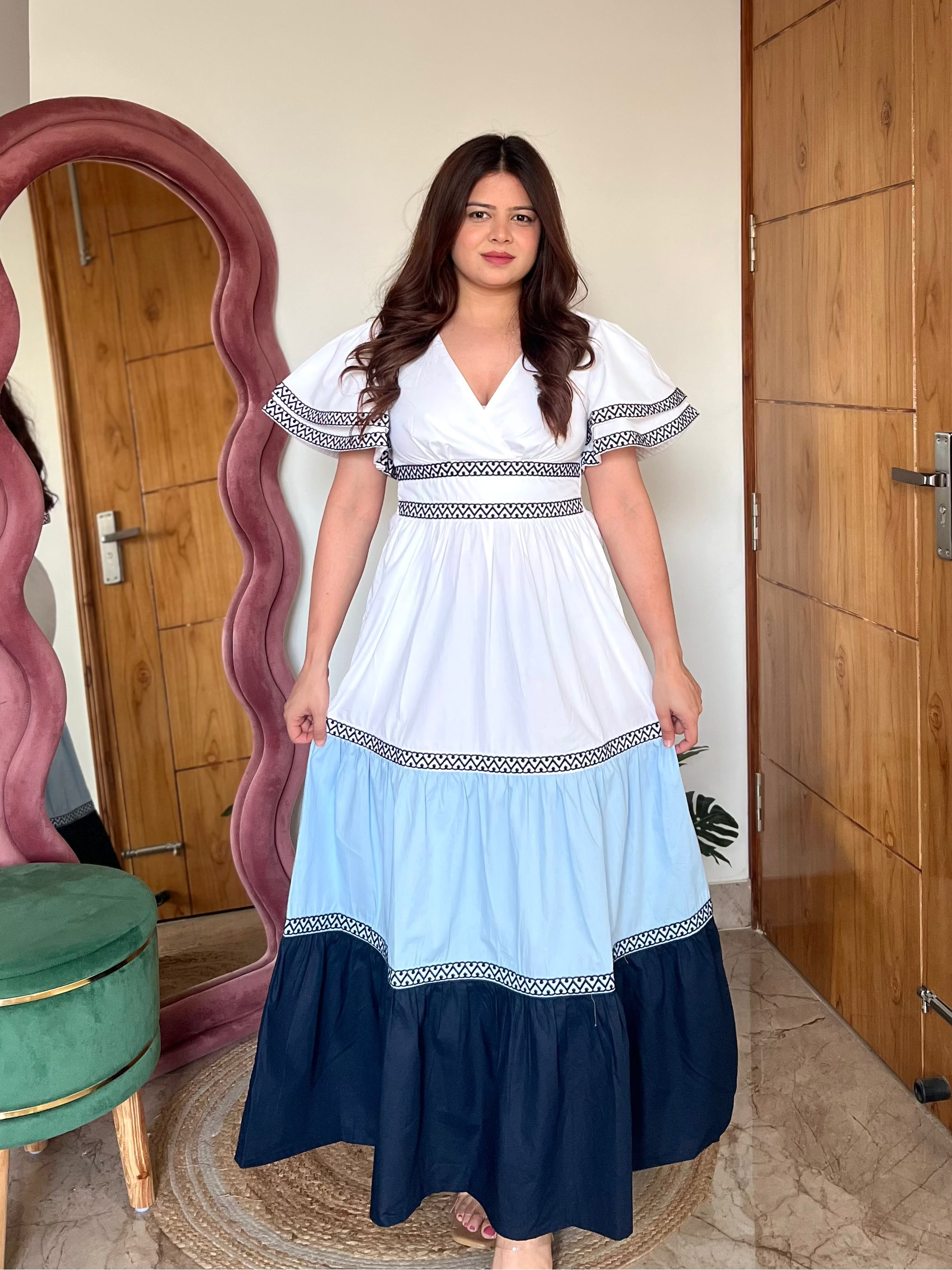 GILLIAN TIERED DRESS