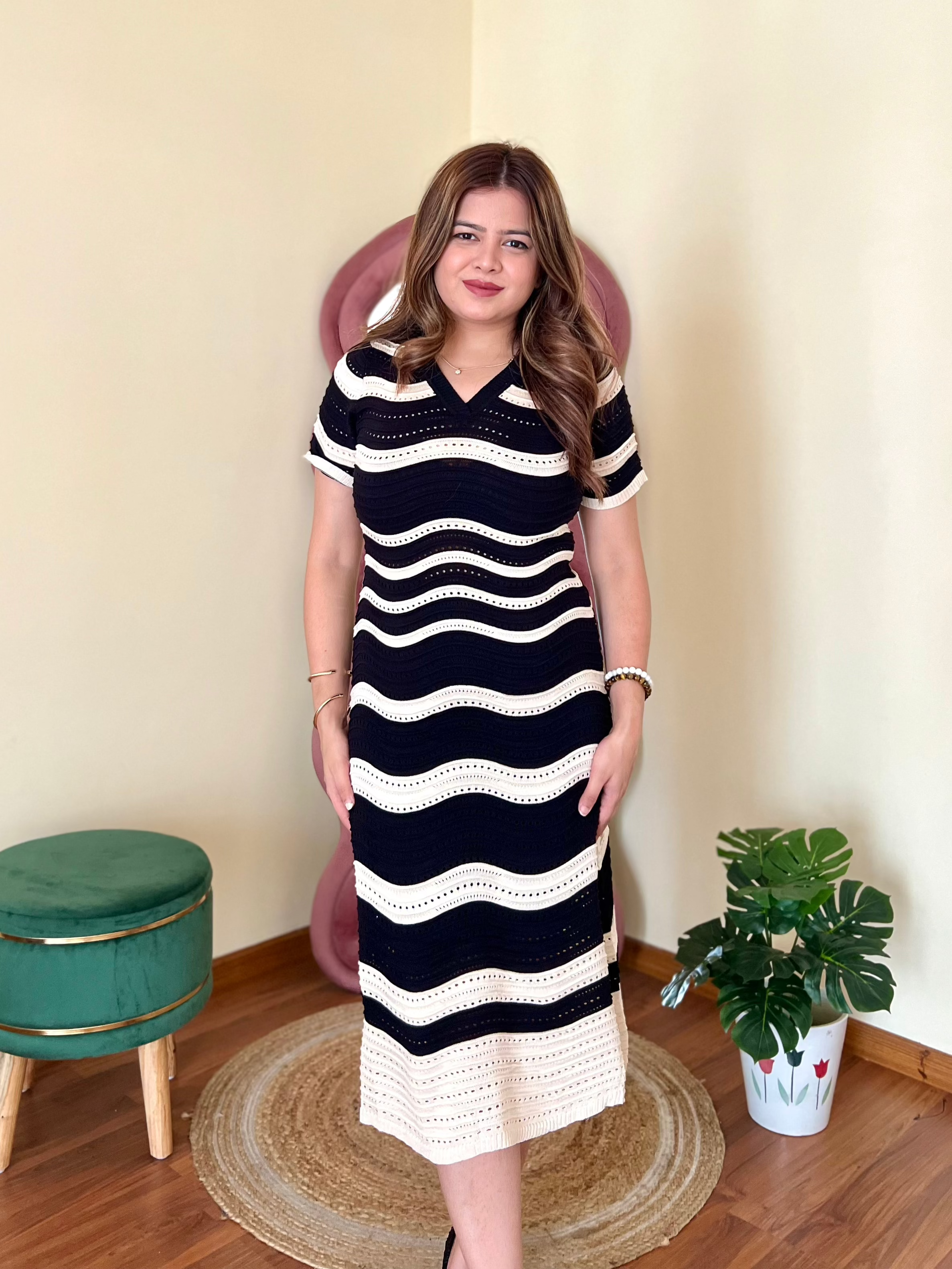 FLORENCE RIBBED DRESS