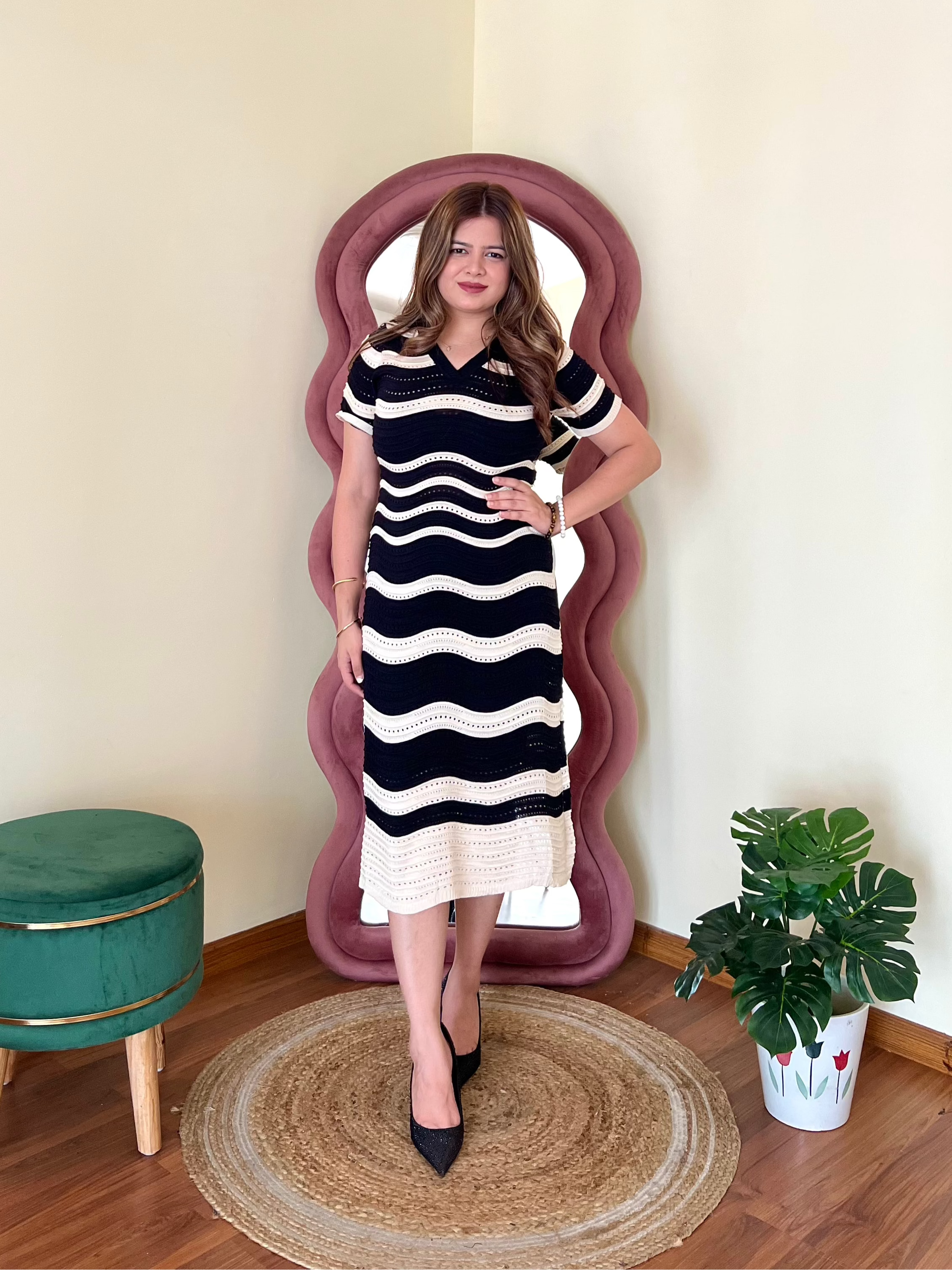 FLORENCE RIBBED DRESS