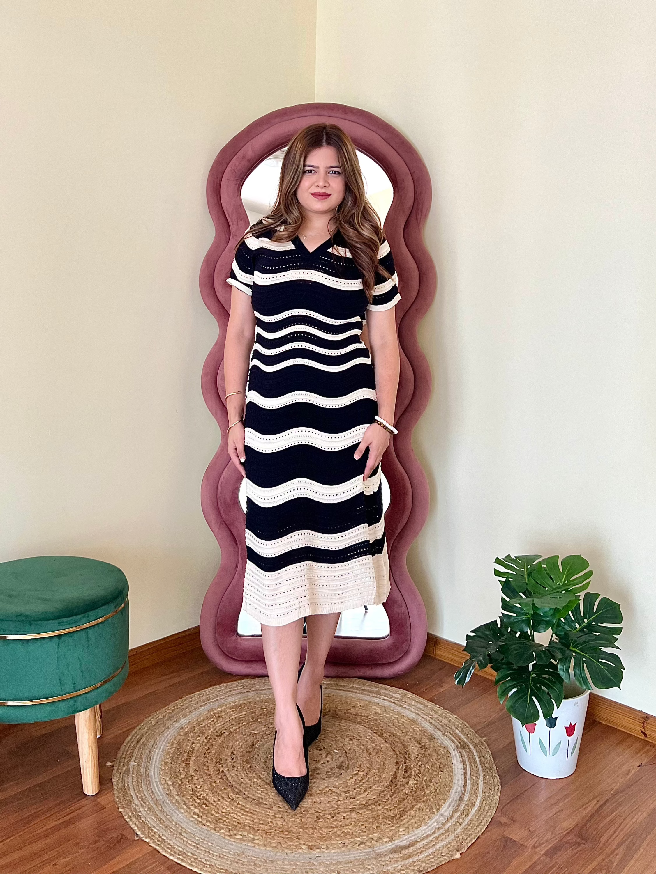 FLORENCE RIBBED DRESS