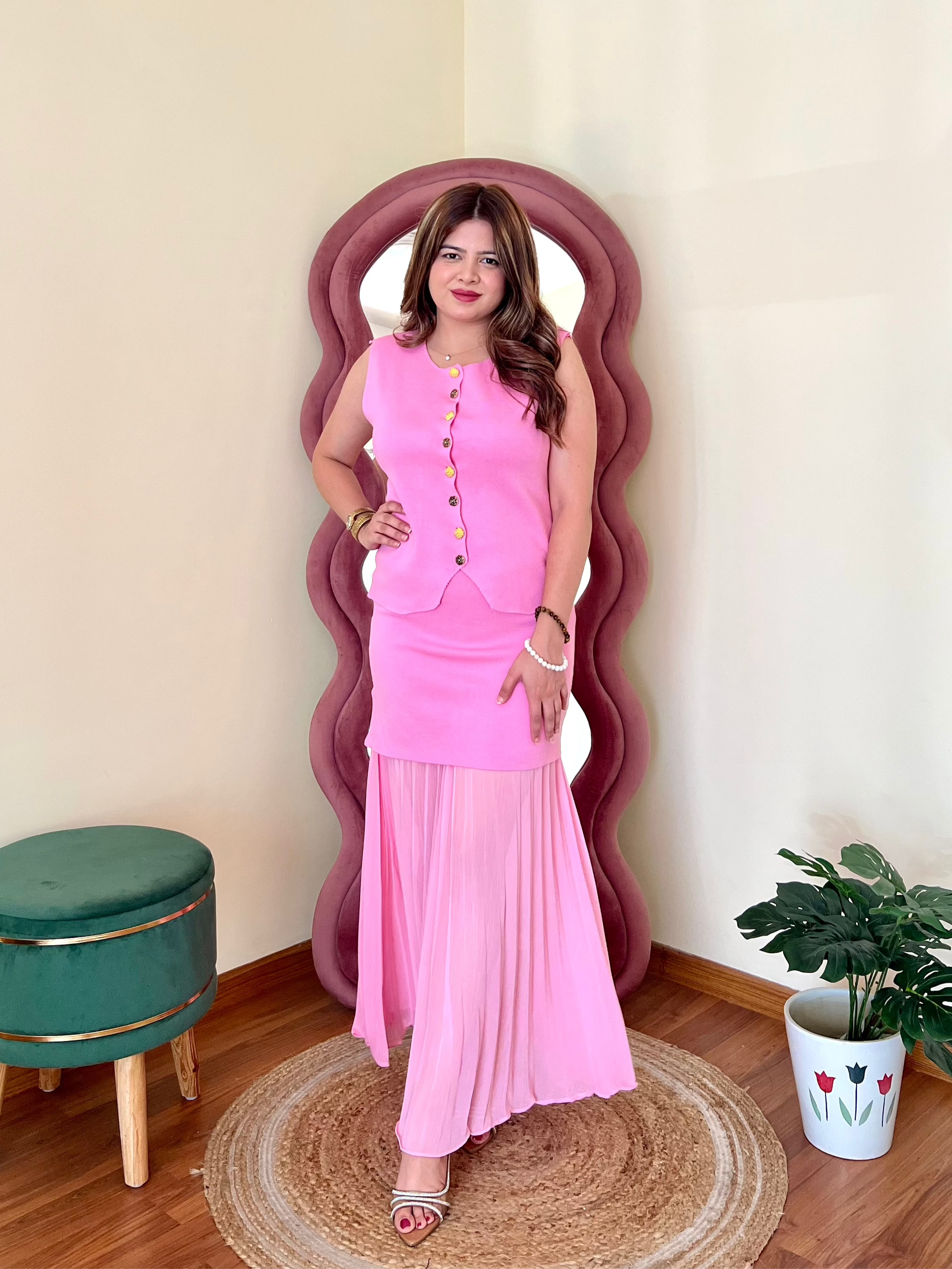 MARSHMALLOW SKIRT SET