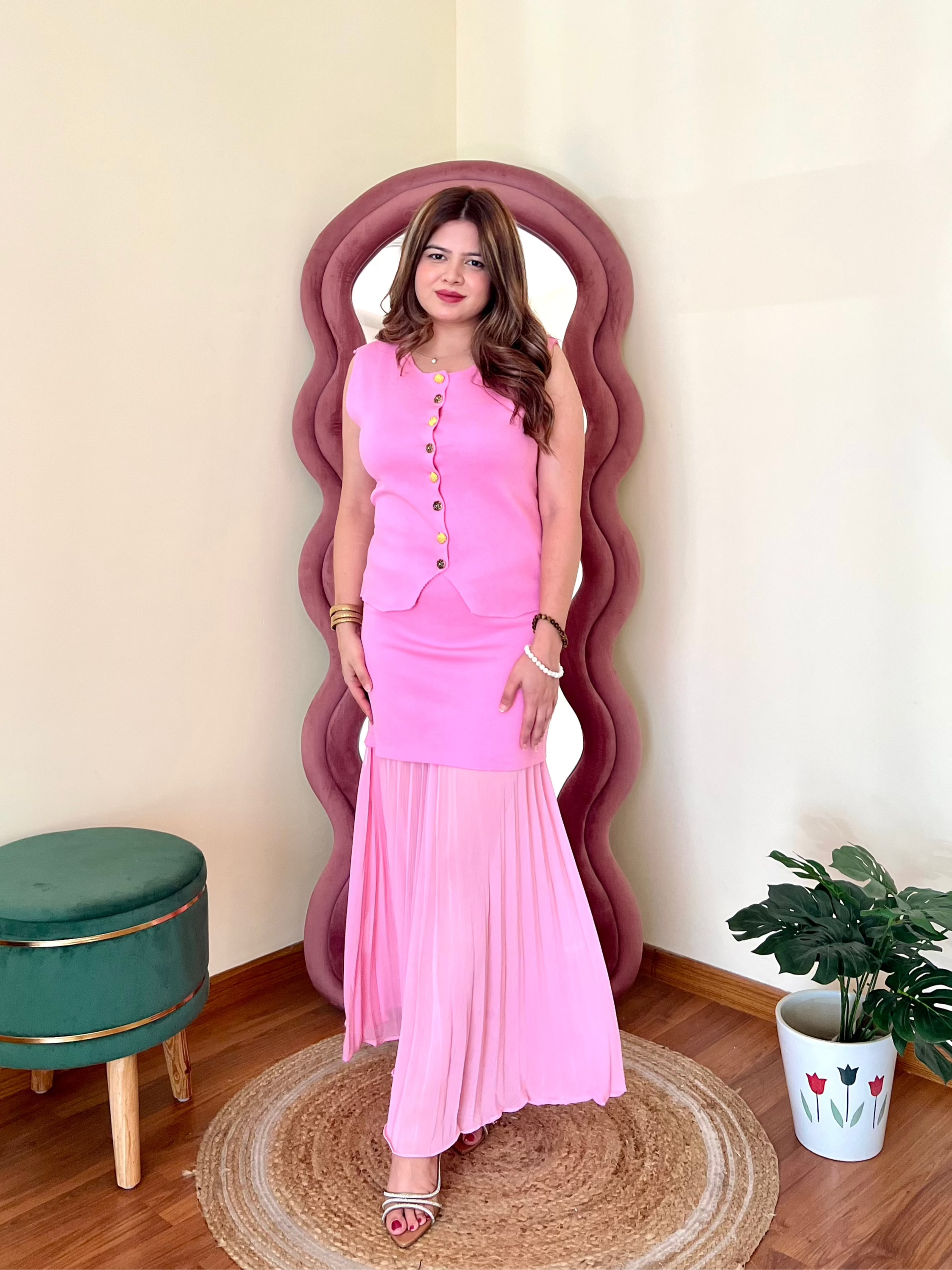 MARSHMALLOW SKIRT SET