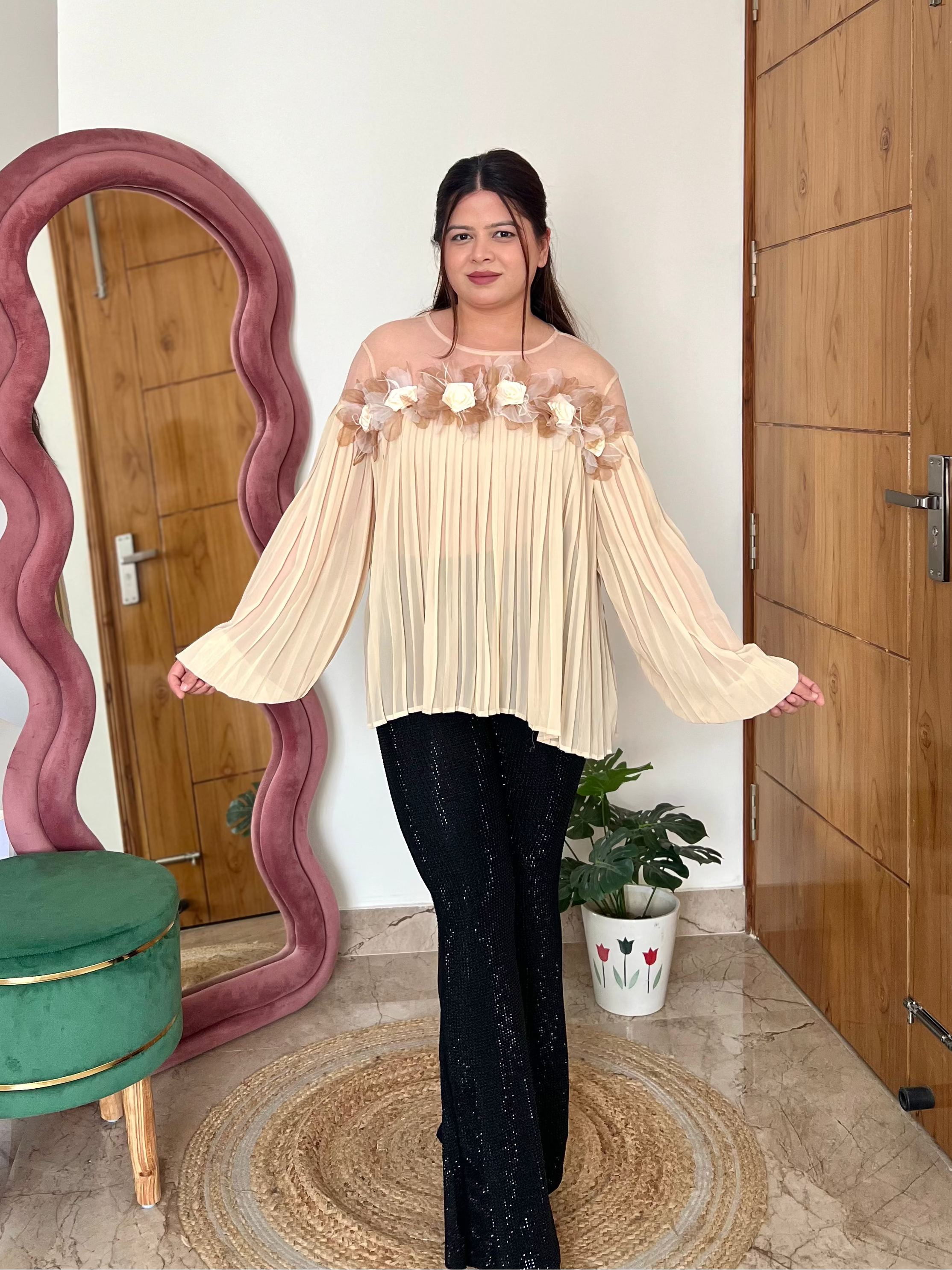 WENDIE MESH TOP