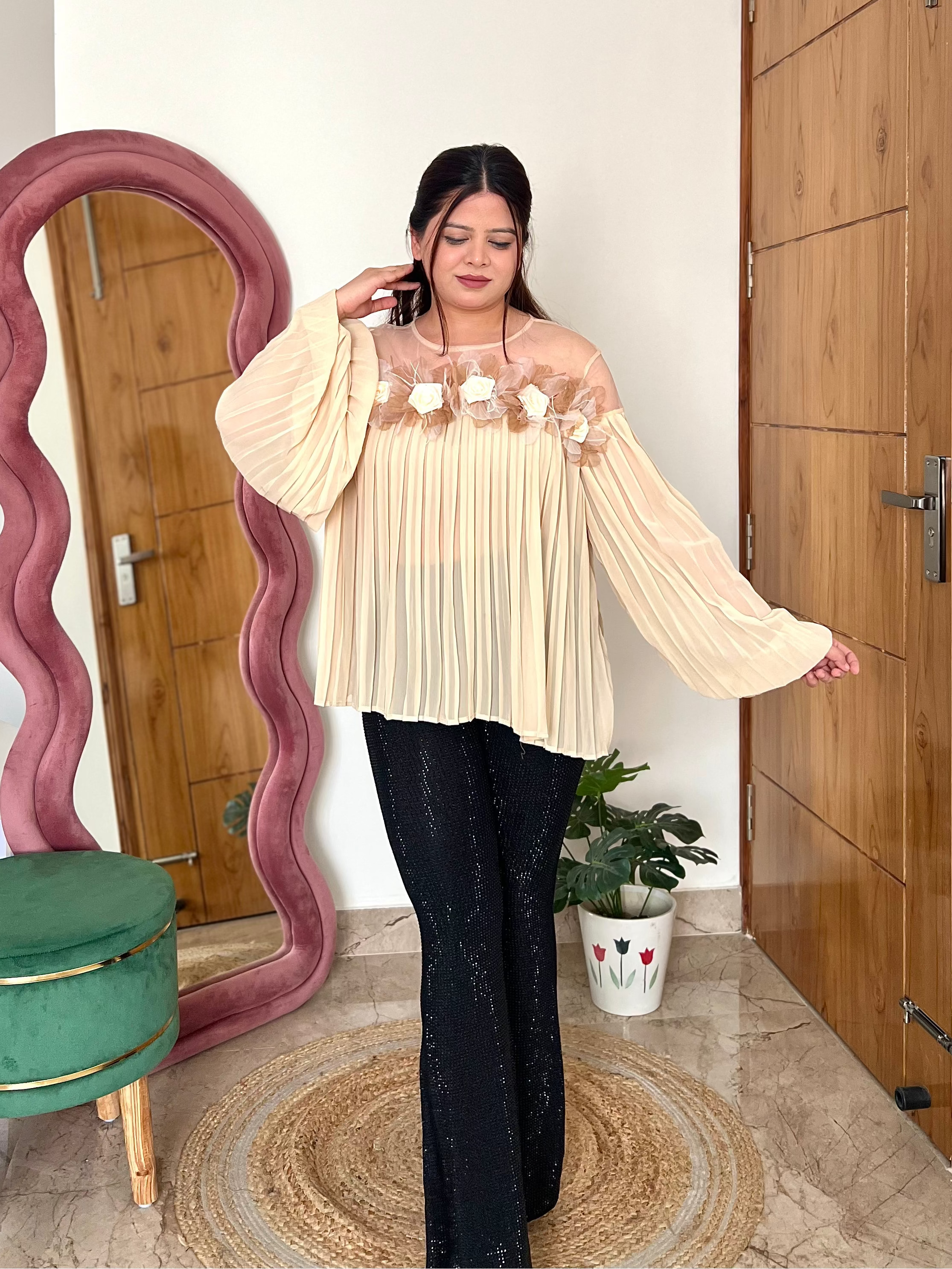 WENDIE MESH TOP