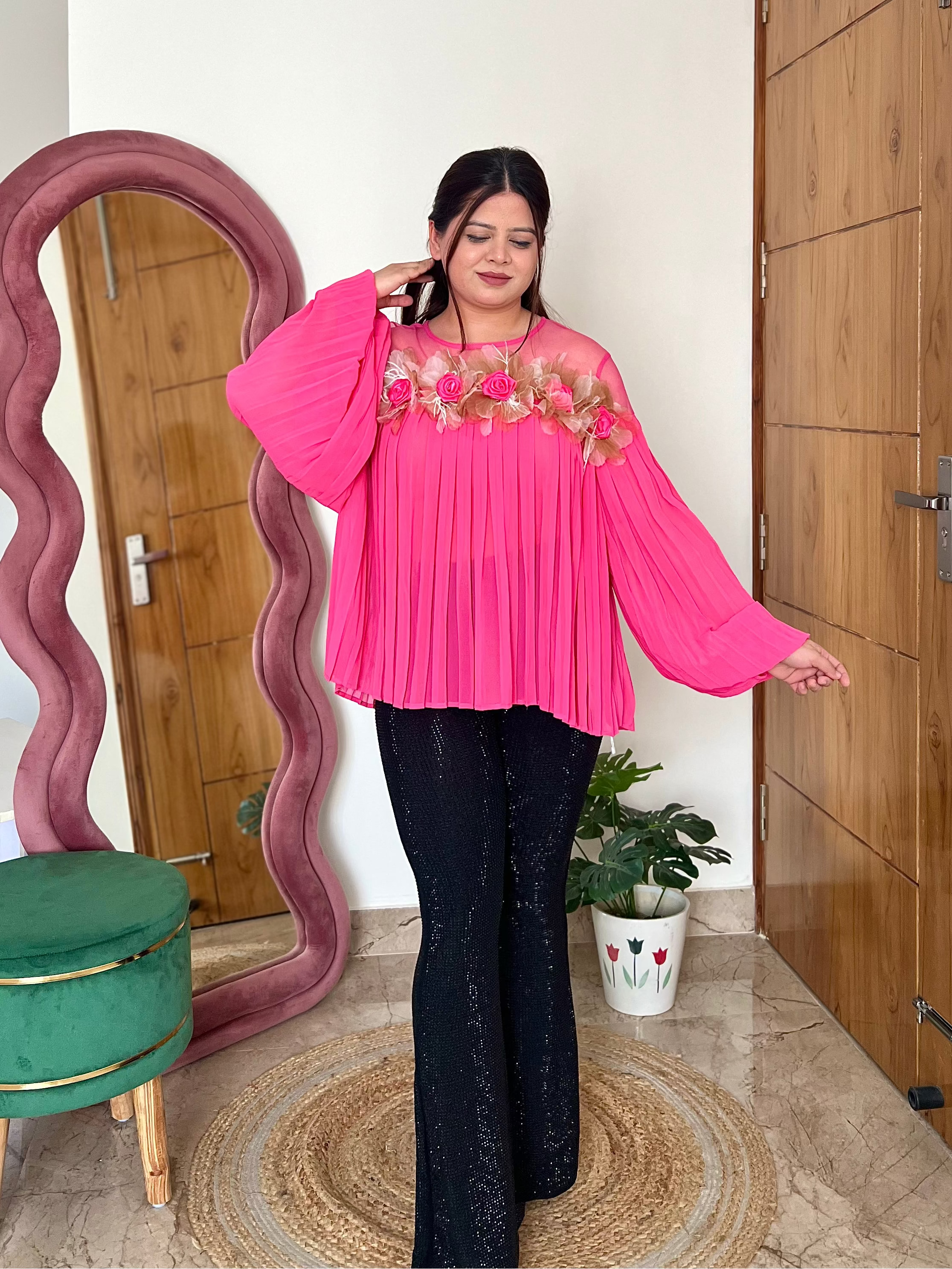 WENDIE MESH TOP