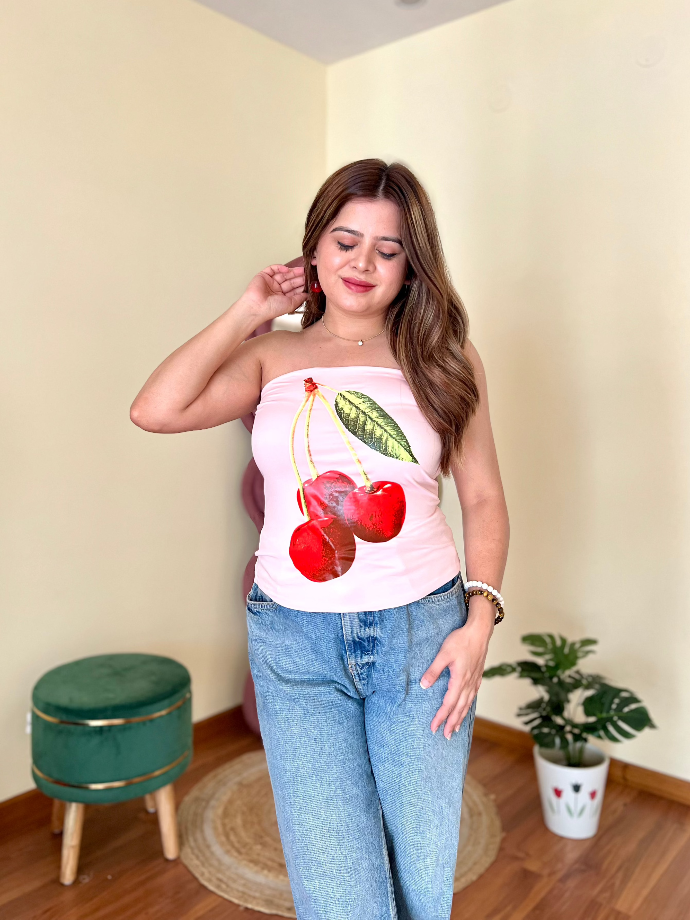 CHEEKY CHERRY TOP
