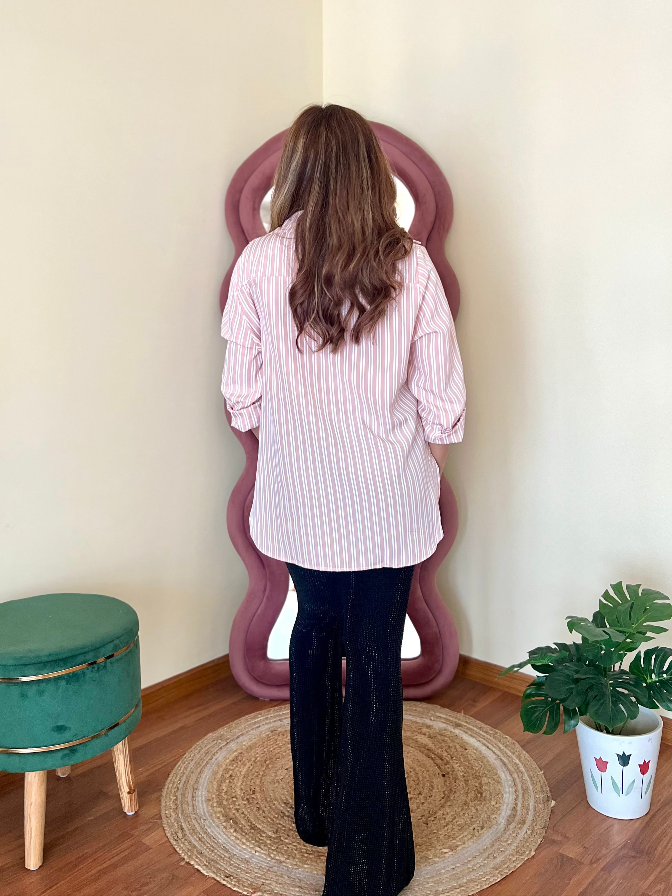 FLAIR STRIPPED SHIRT