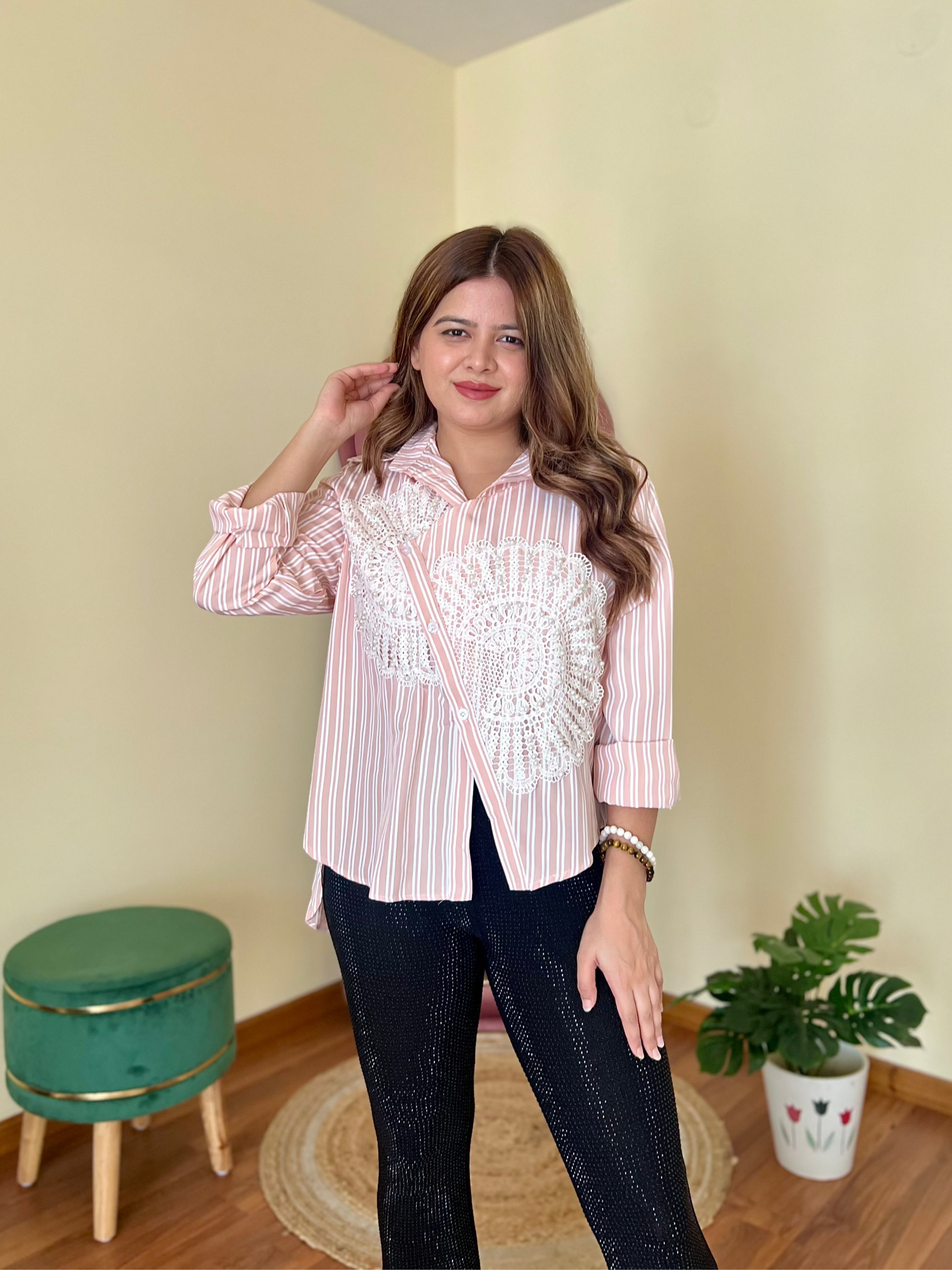 FLAIR STRIPPED SHIRT