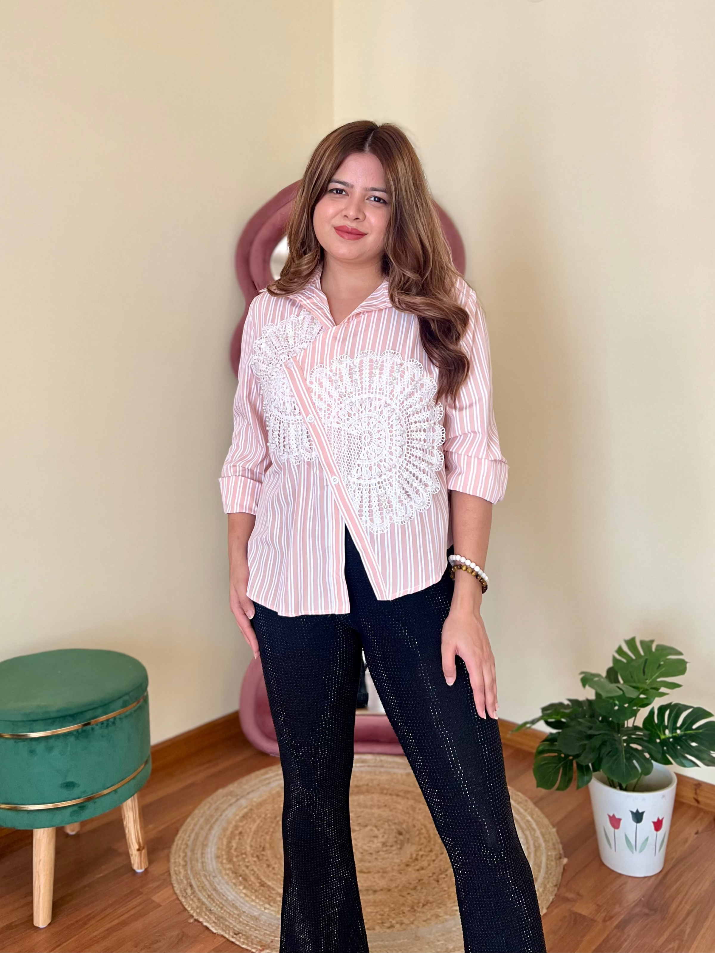 FLAIR STRIPPED SHIRT
