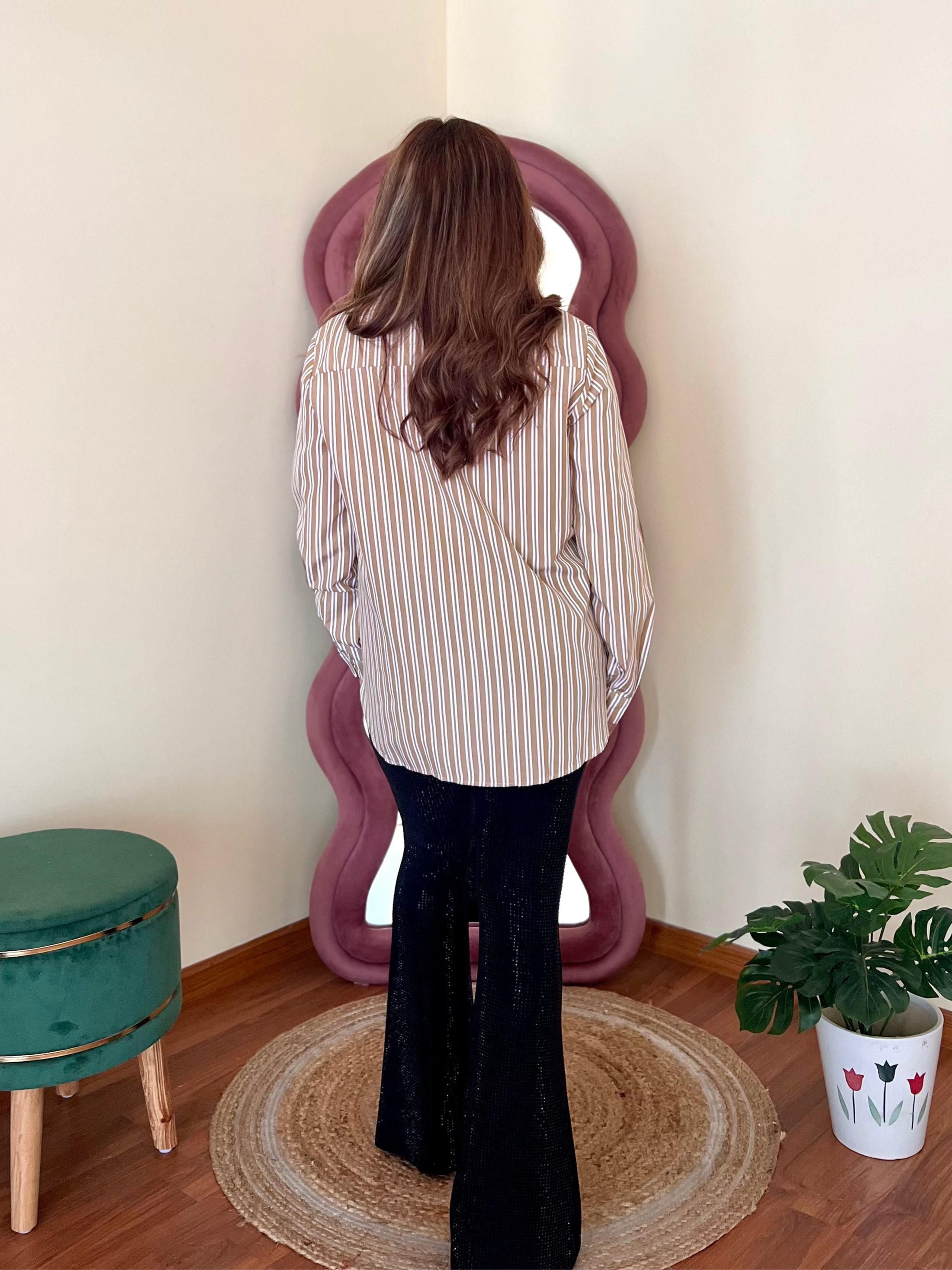FLAIR STRIPPED SHIRT