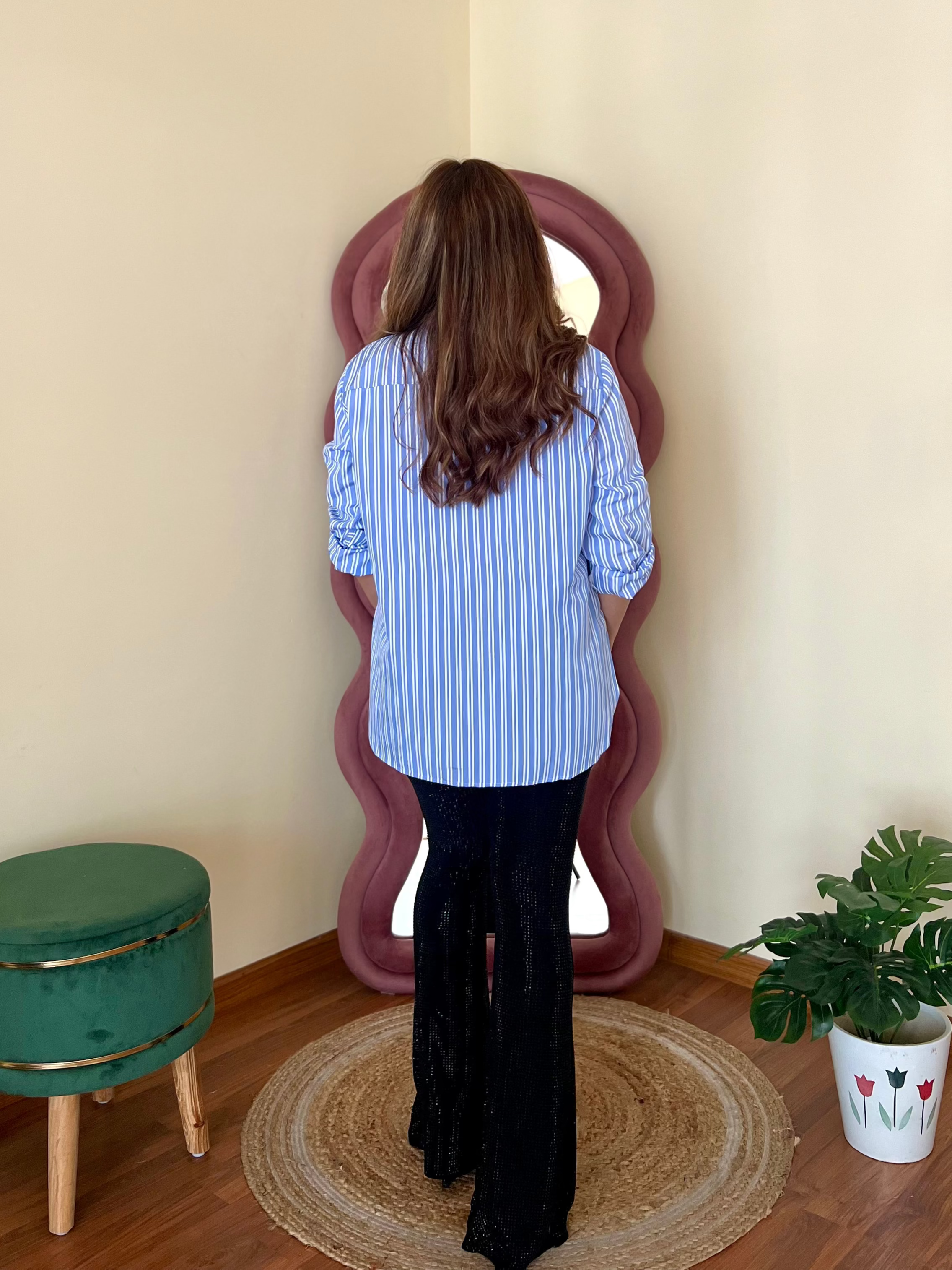 FLAIR STRIPPED SHIRT