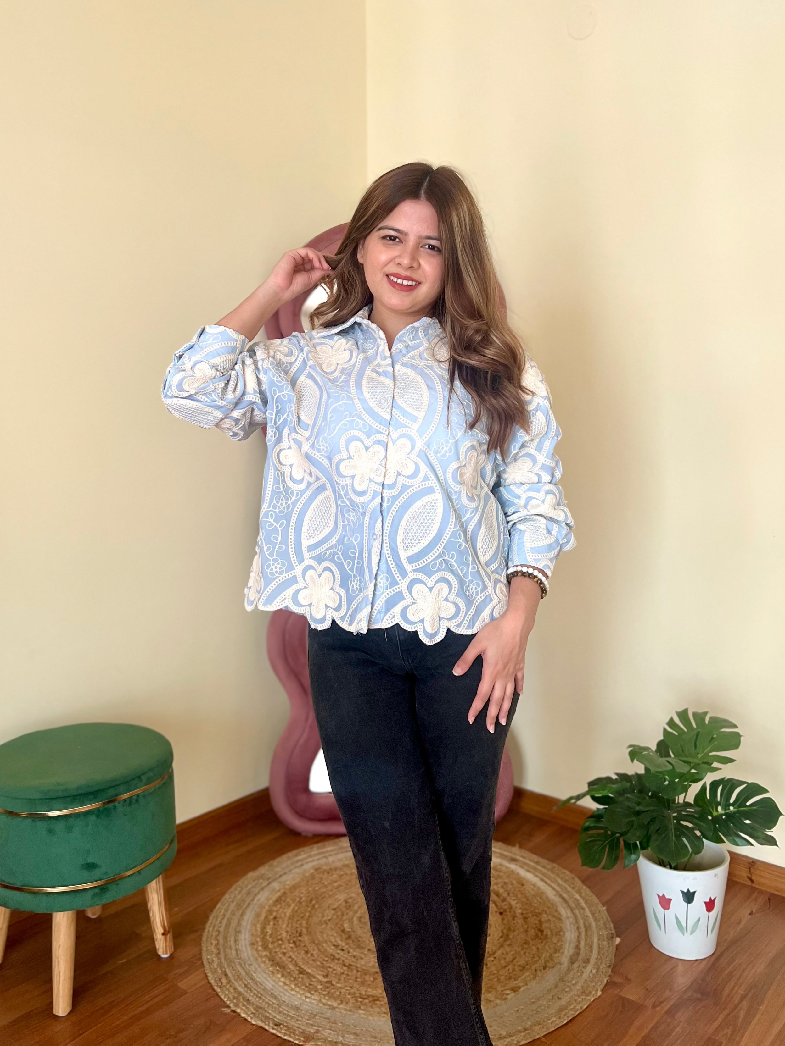LOOM EMBROIDERED SHIRT