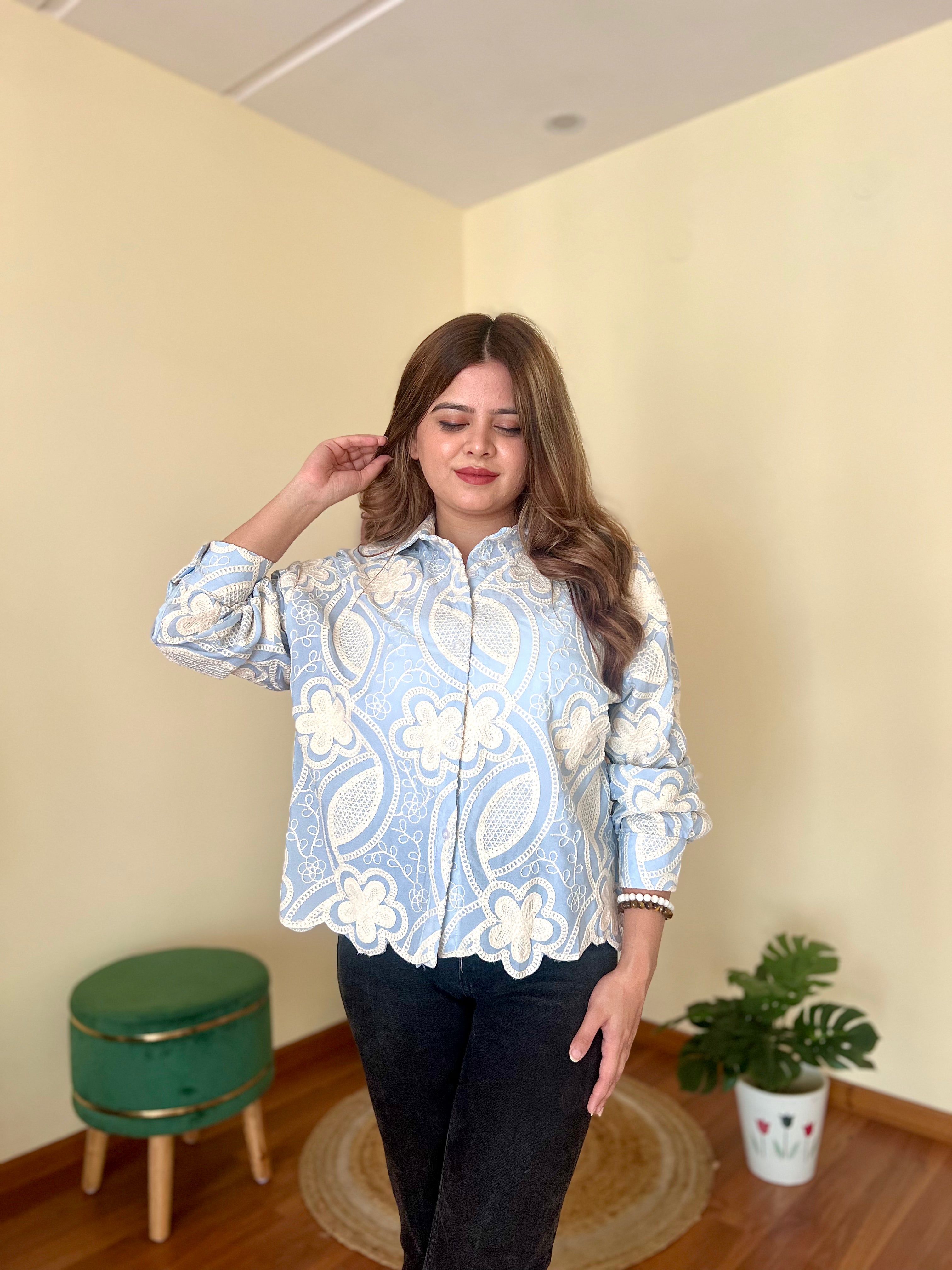 LOOM EMBROIDERED SHIRT