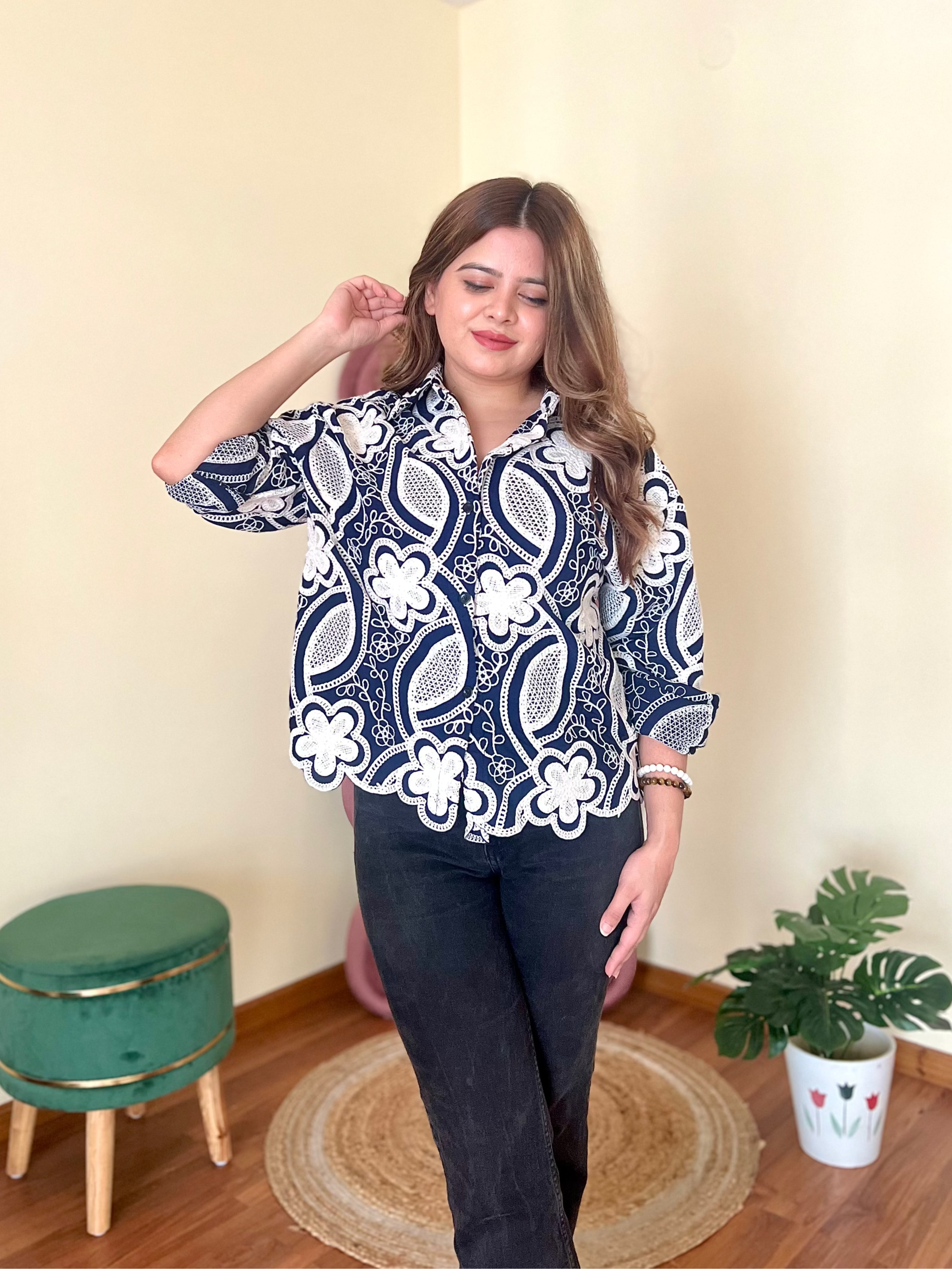 LOOM EMBROIDERED SHIRT