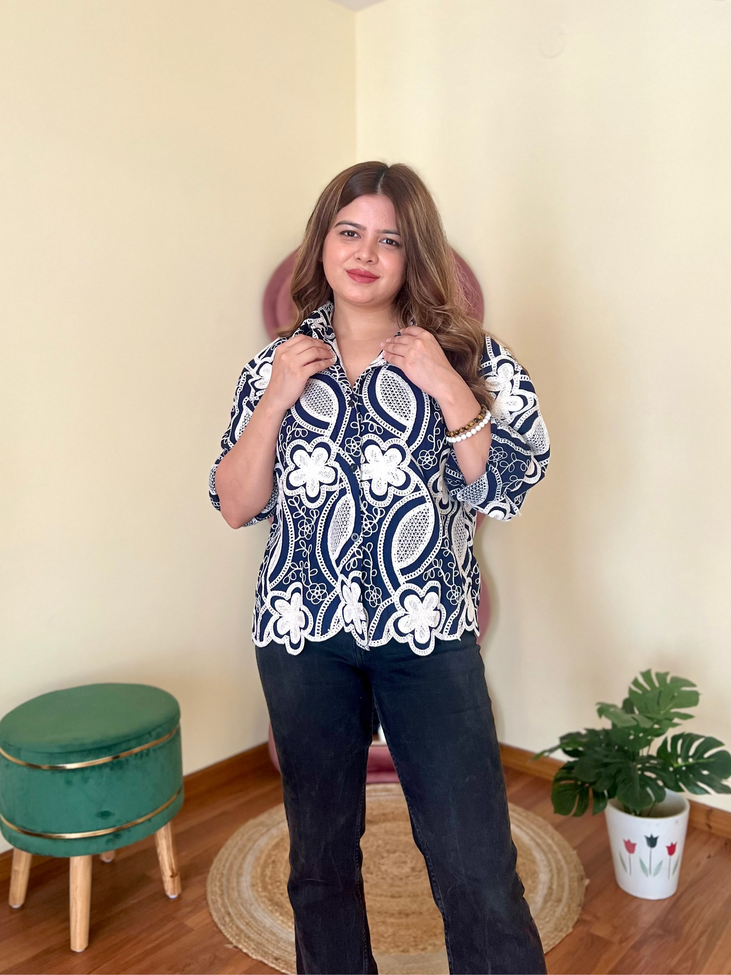 LOOM EMBROIDERED SHIRT