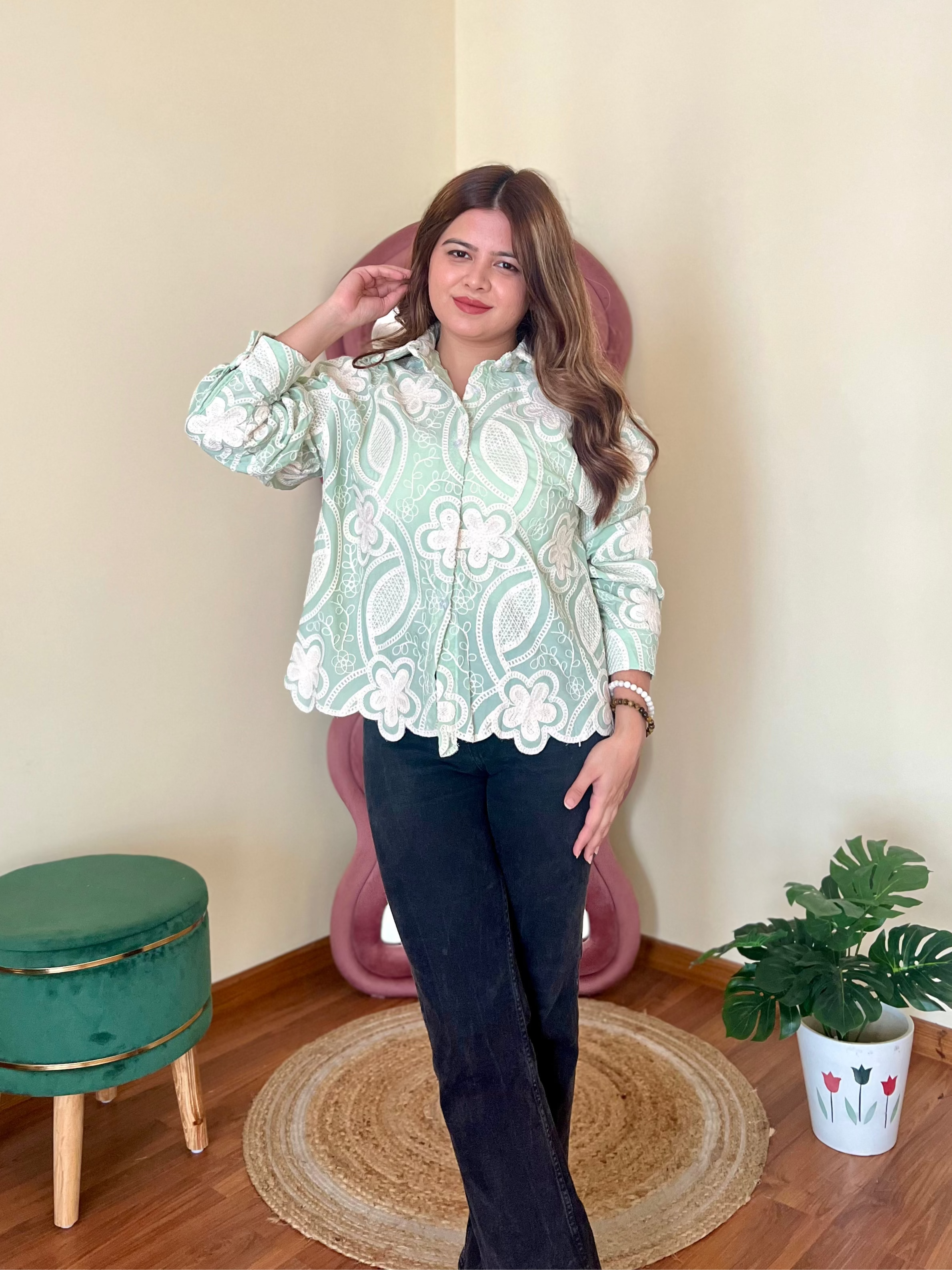 LOOM EMBROIDERED SHIRT