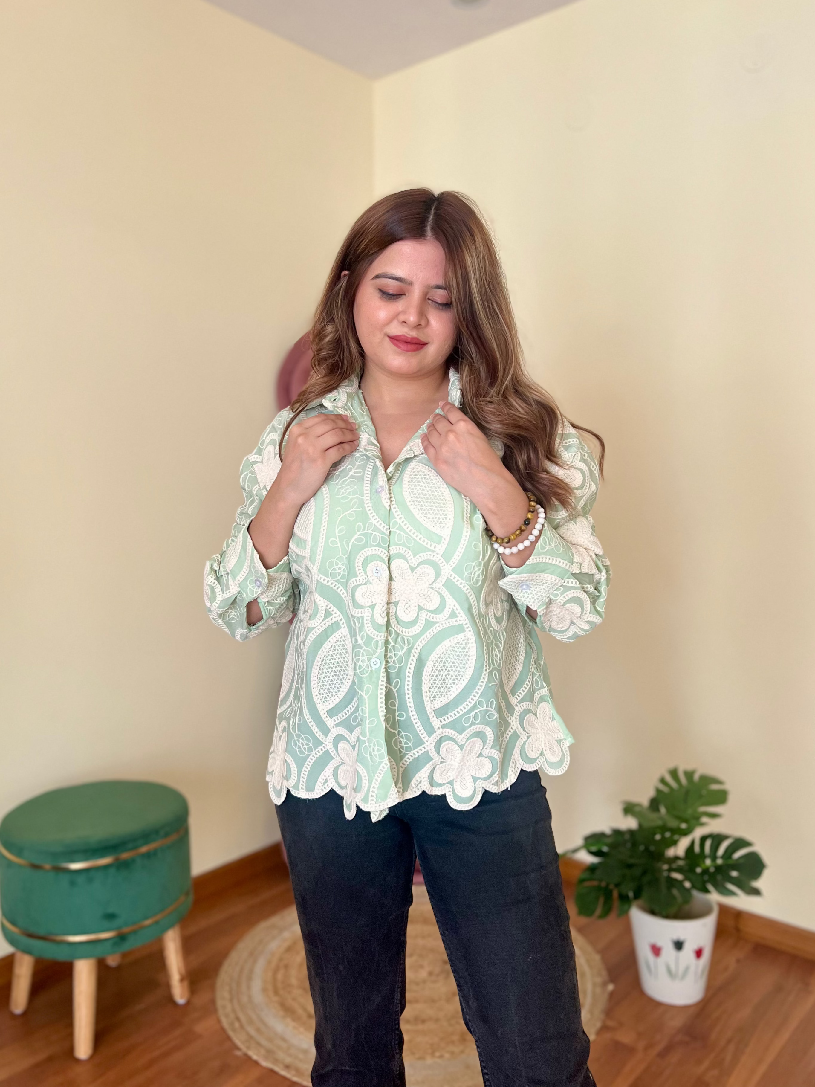 LOOM EMBROIDERED SHIRT