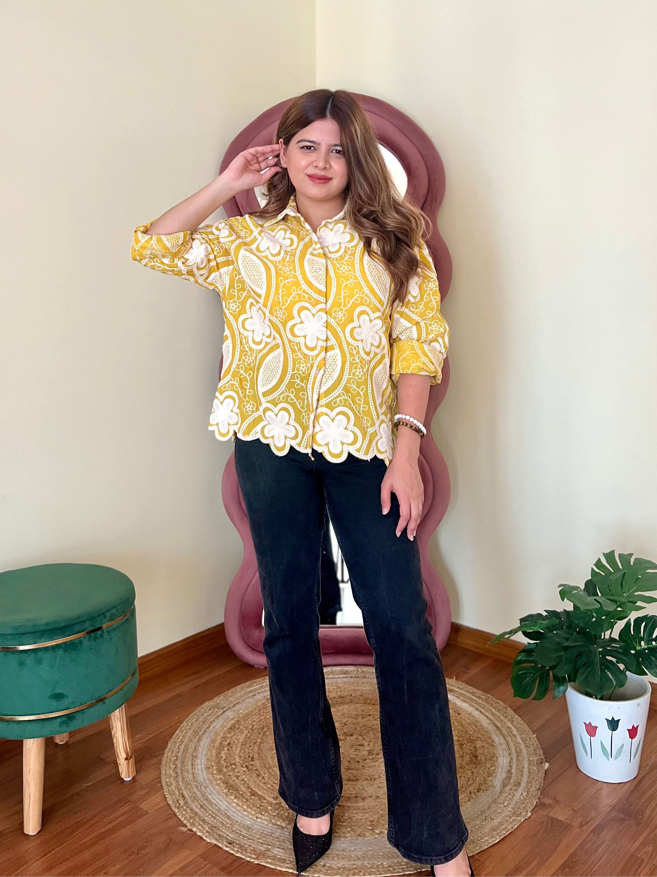 LOOM EMBROIDERED SHIRT
