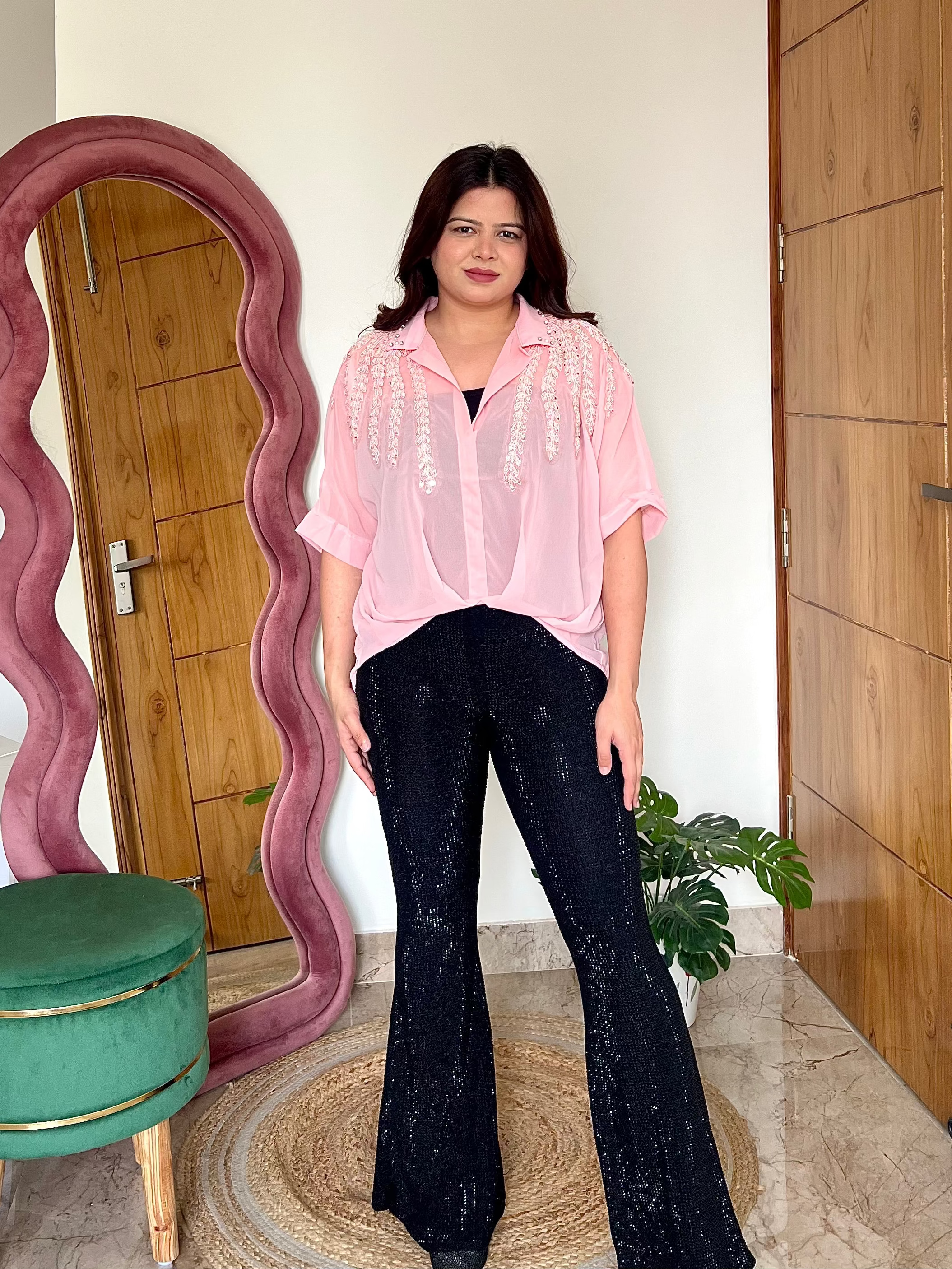 CORA EMBROIDERED TOP