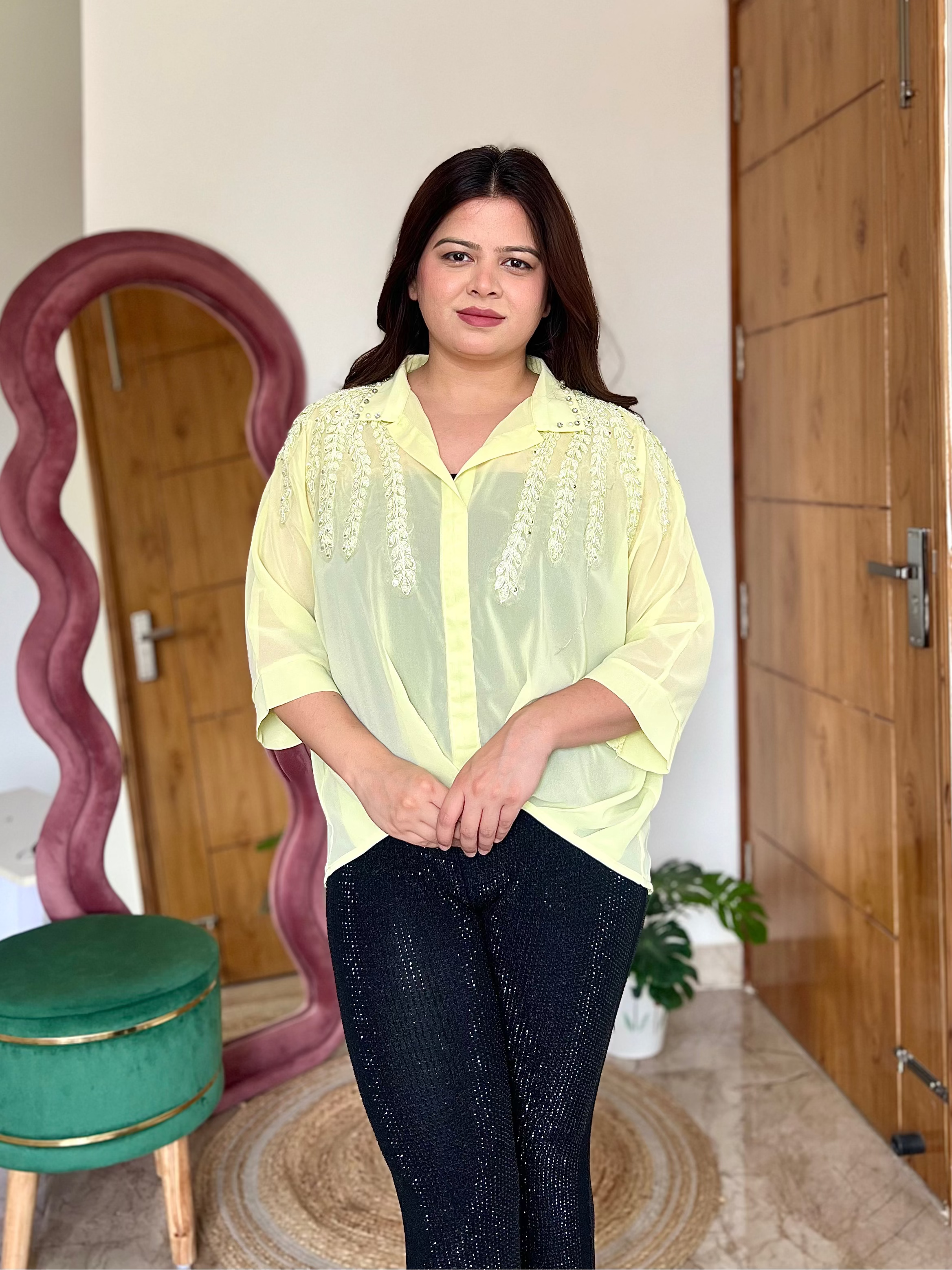 CORA EMBROIDERED TOP