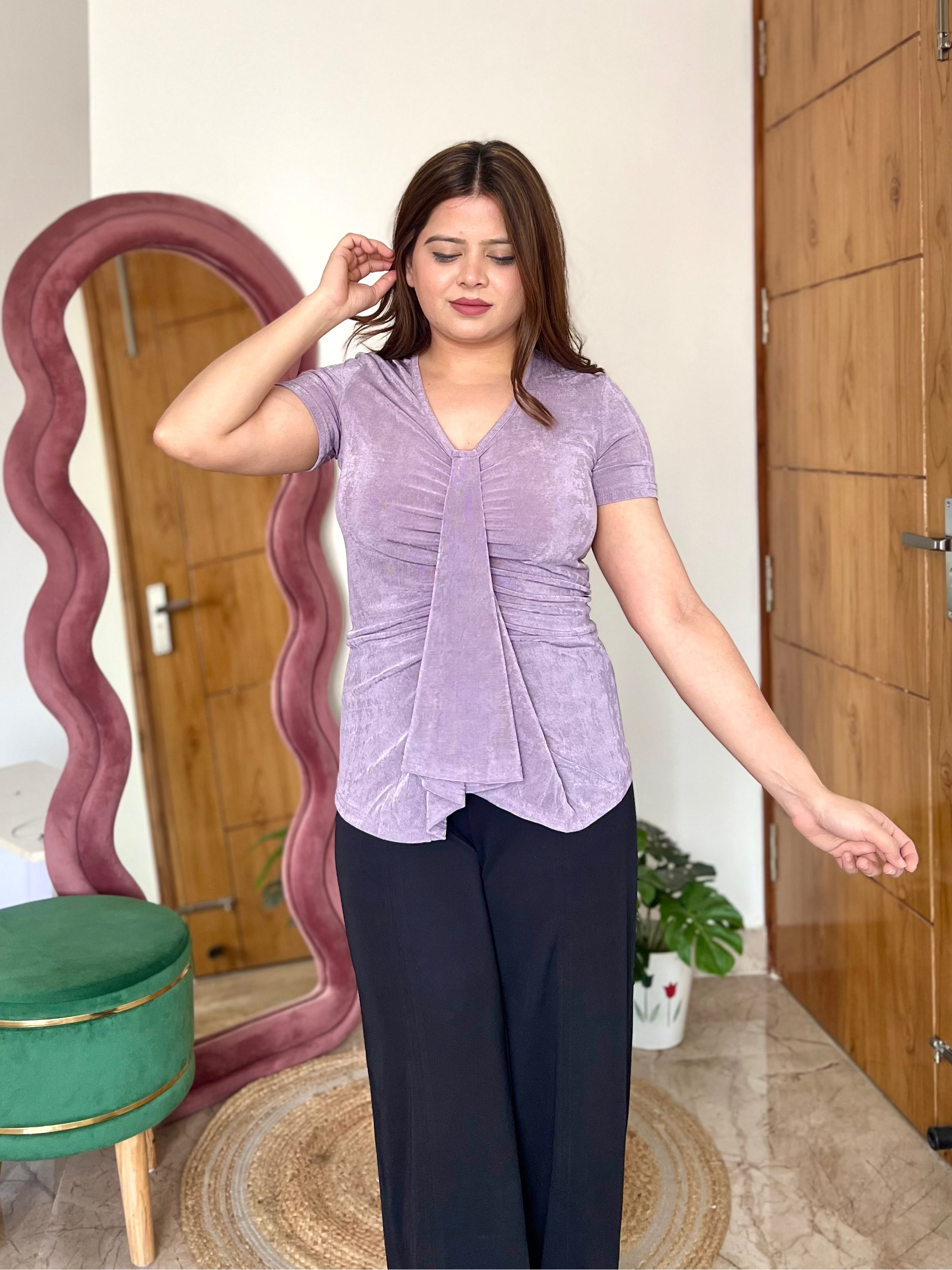 PLUTO RUCHED TOP