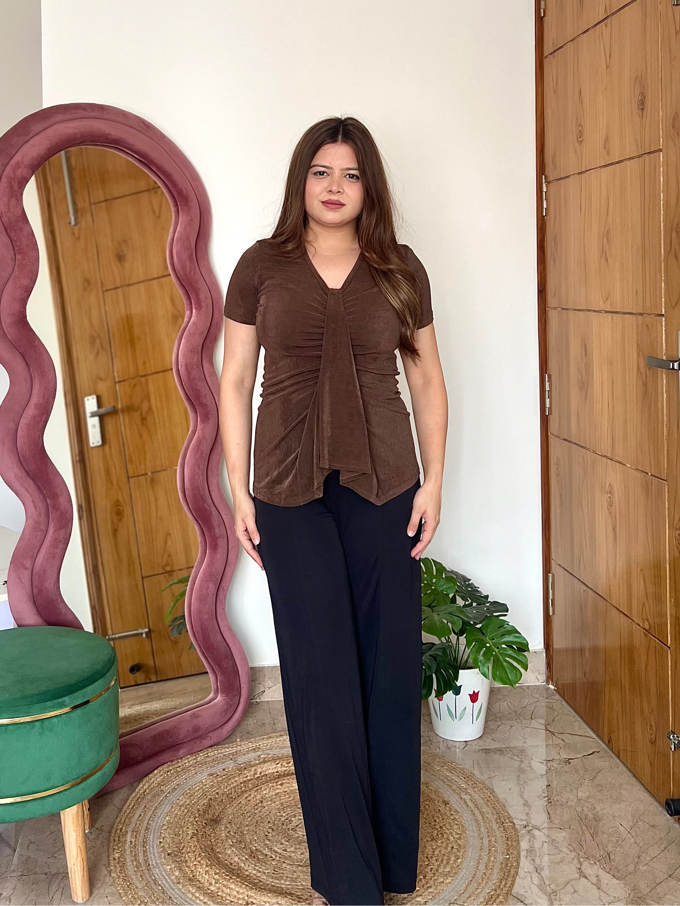 PLUTO RUCHED TOP