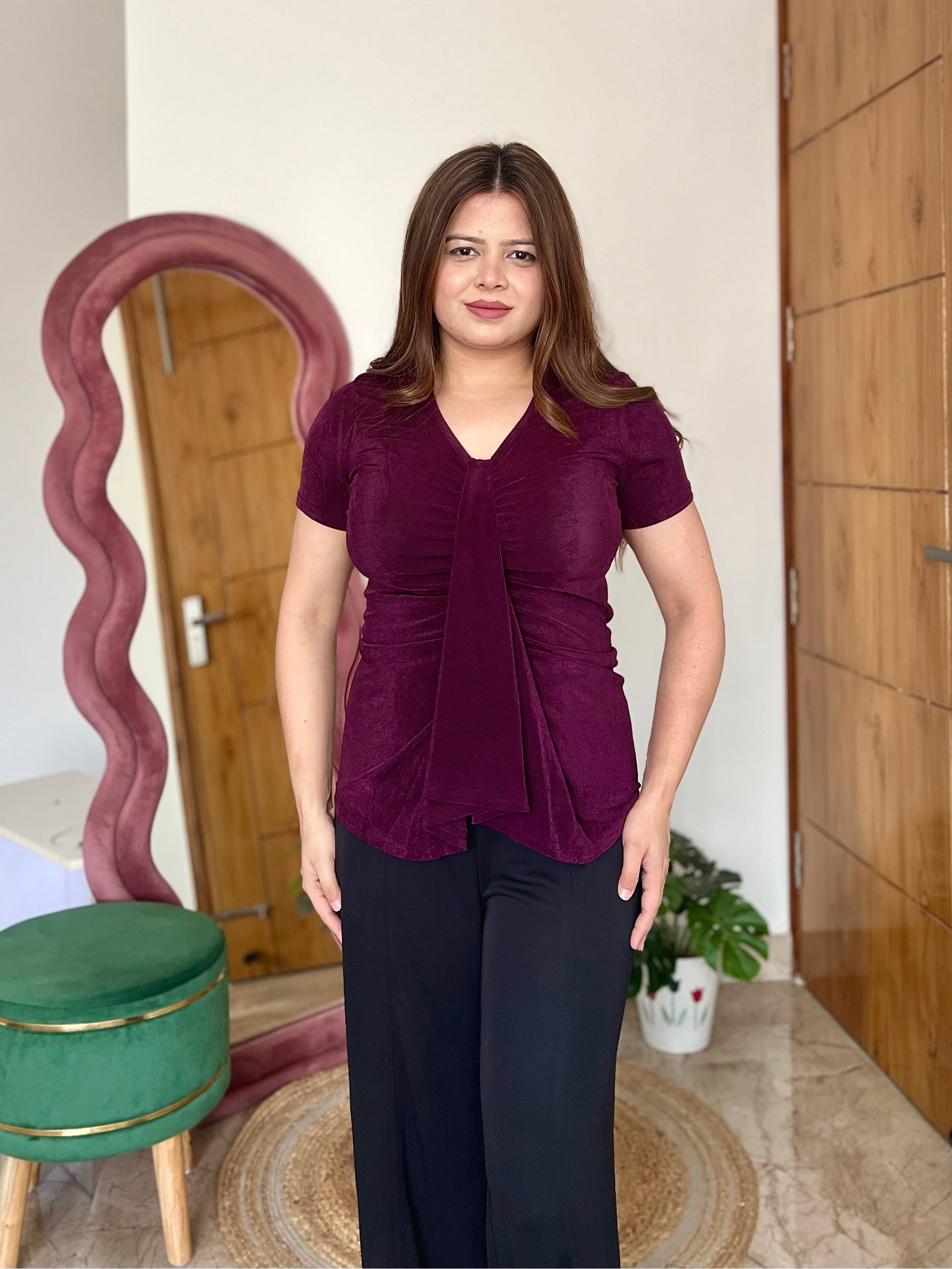 PLUTO RUCHED TOP