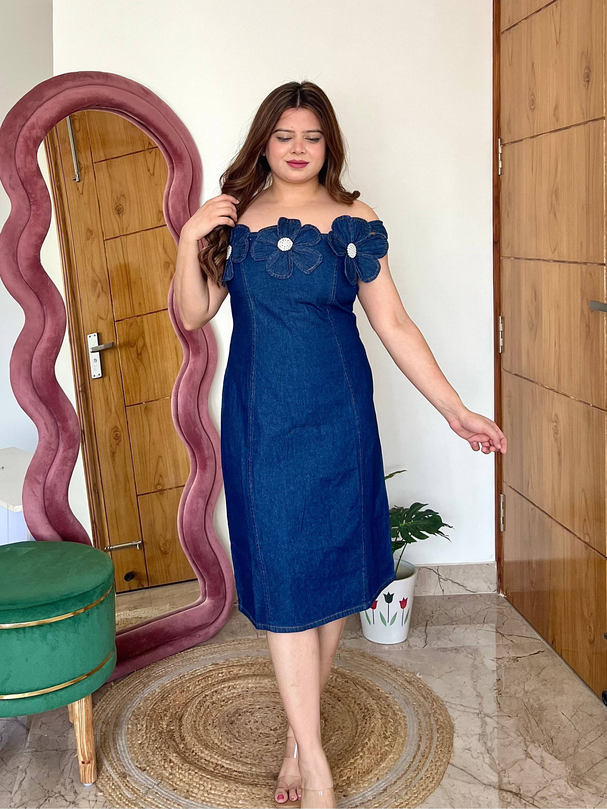 MELODY DENIM DRESS