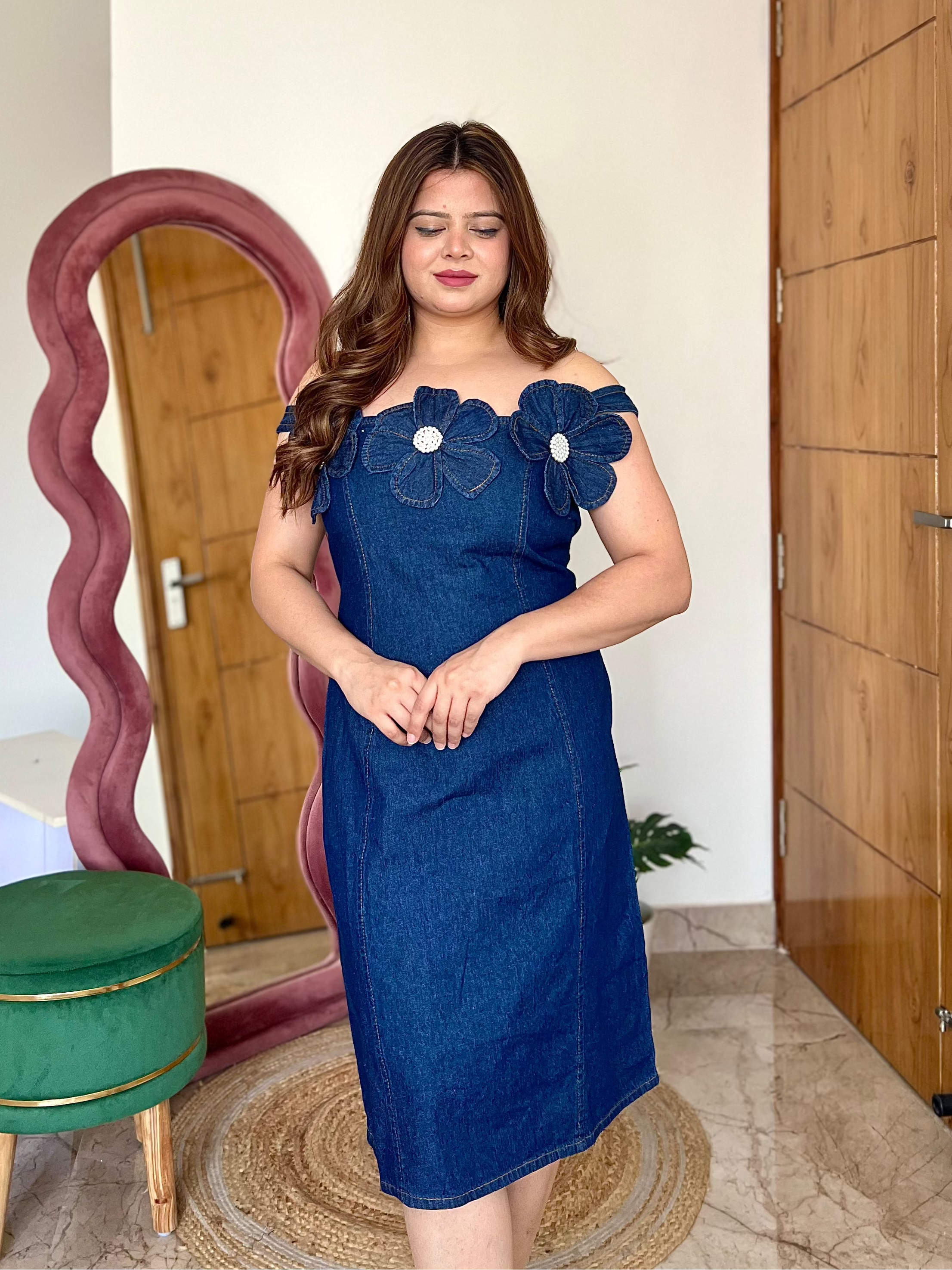 MELODY DENIM DRESS