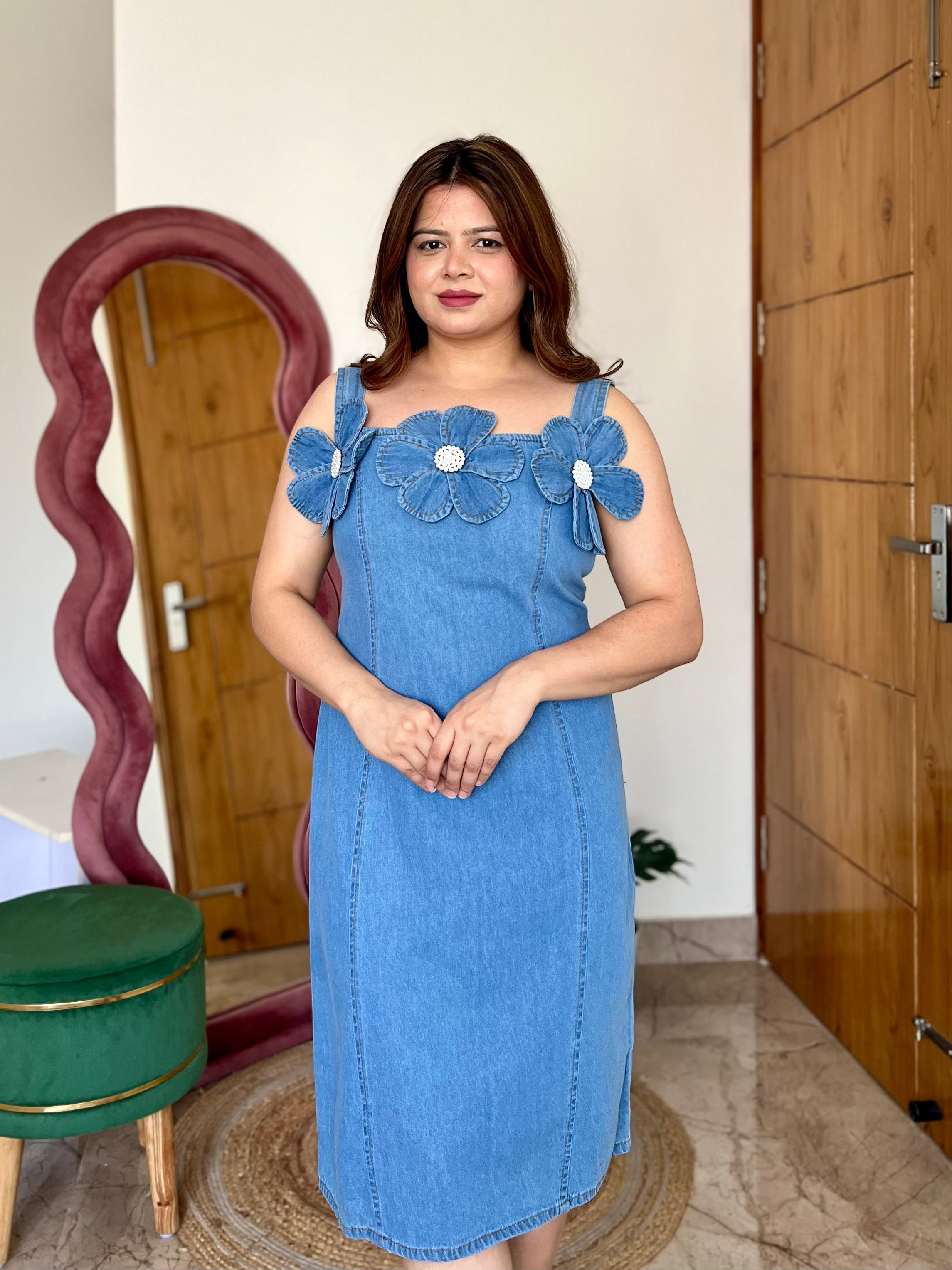 MELODY DENIM DRESS