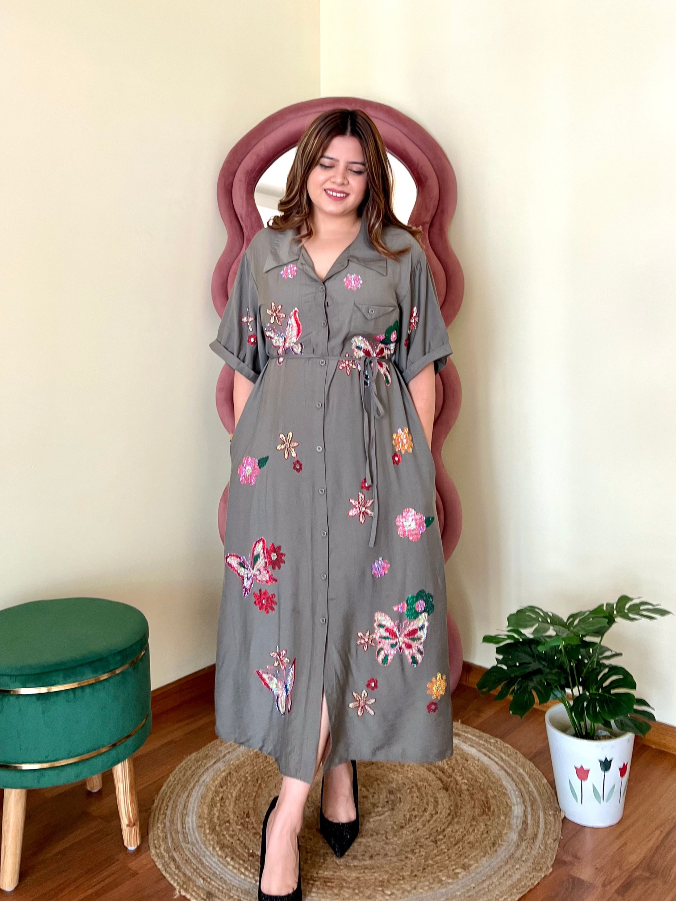 KENNY BUTTERFLY DRESS
