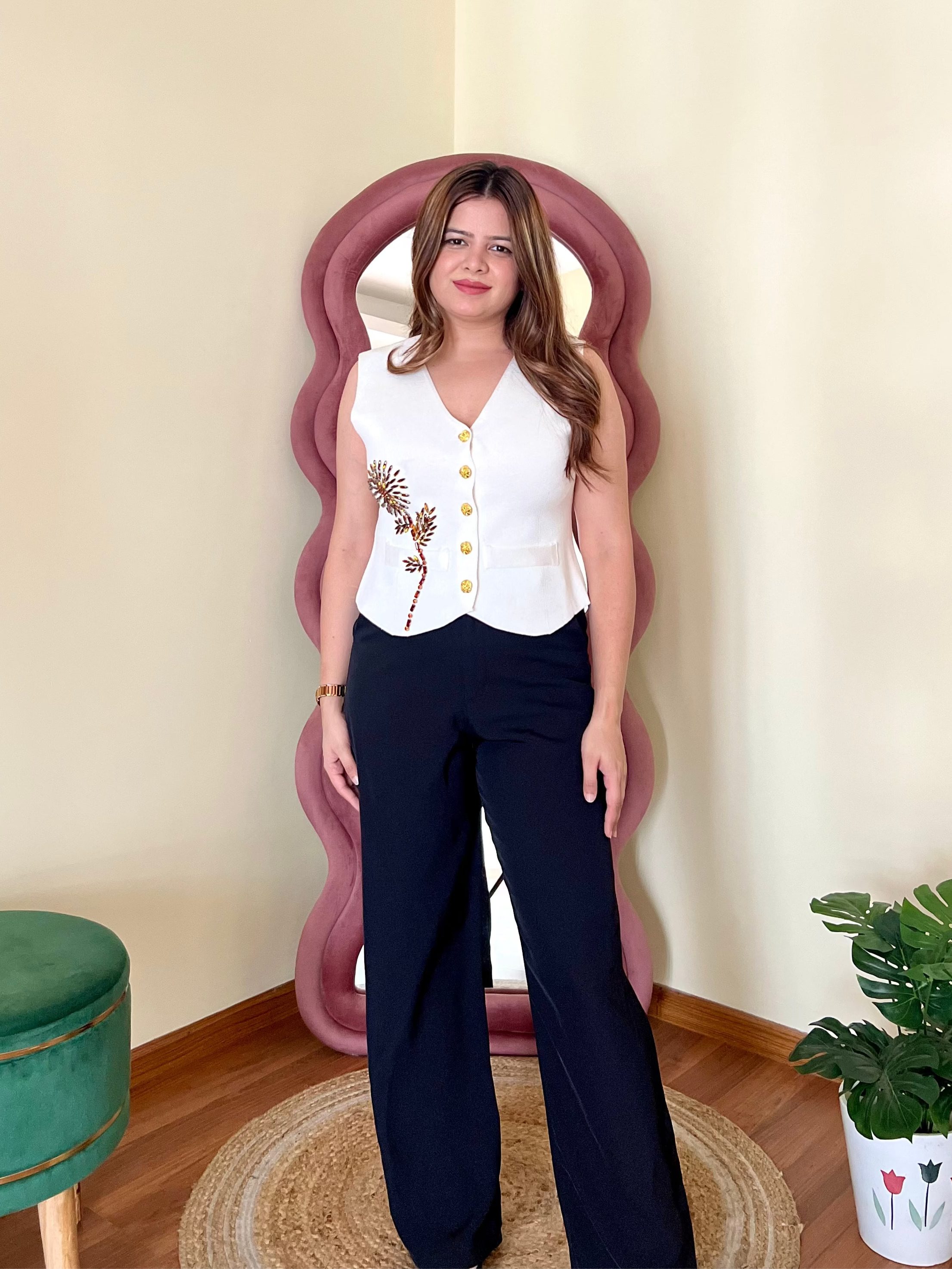 CLARA EMBROIDERY WAISCOAT