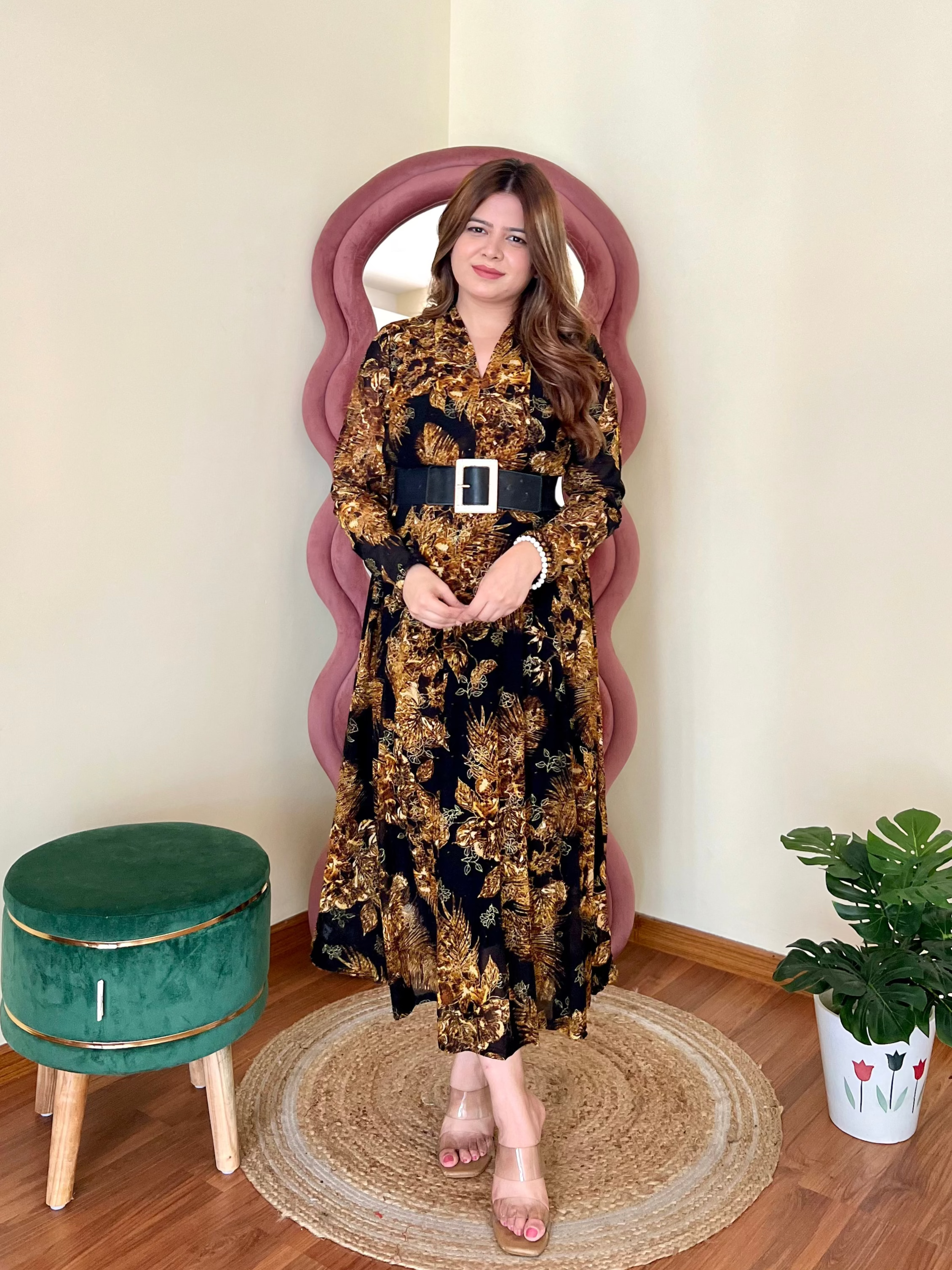 ROMA BELTED DRESS